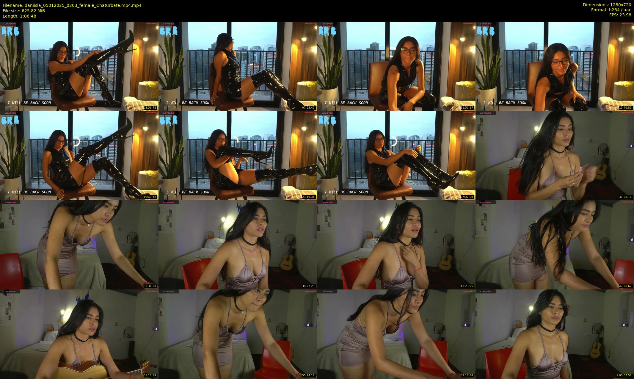 daniisla — 67 minute Chaturbate female cam show recording, 720p, Jan 5, 2025