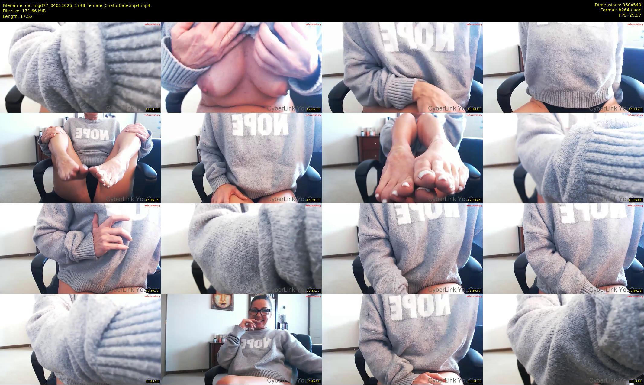 darlingd77 — 18 minute Chaturbate female cam show recording, 480p, Jan 4, 2025
