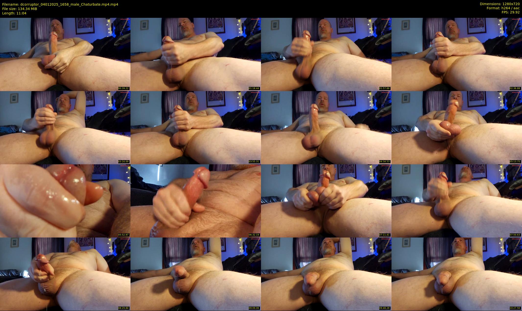 dcorruptor — 12 minute Chaturbate male cam show recording, 720p, Jan 4, 2025