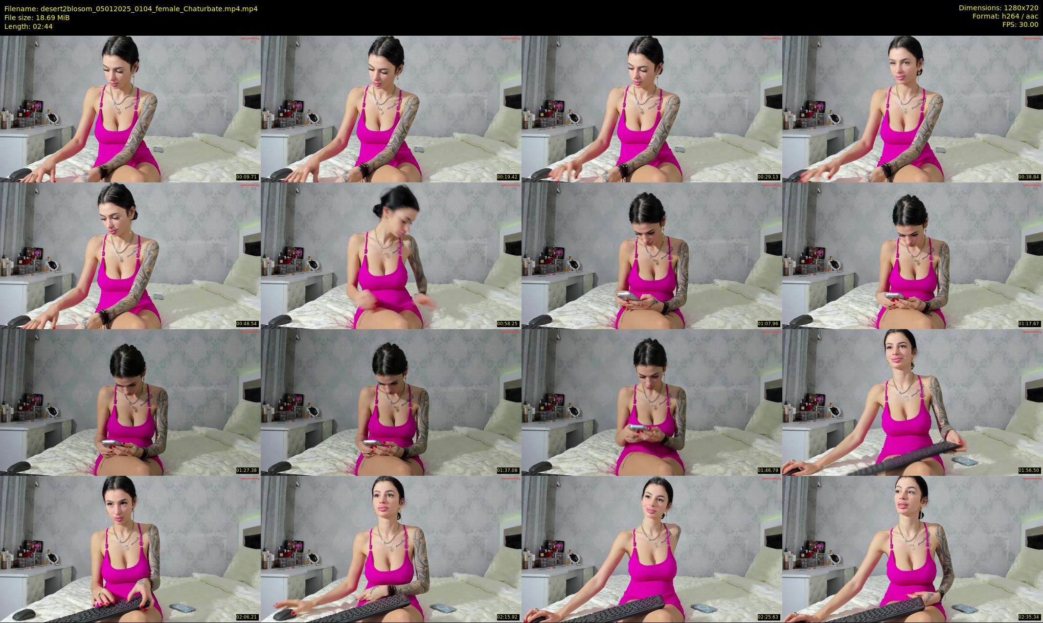 desert2blosom — 3 minute Chaturbate female cam show recording, 720p, Jan 5, 2025
