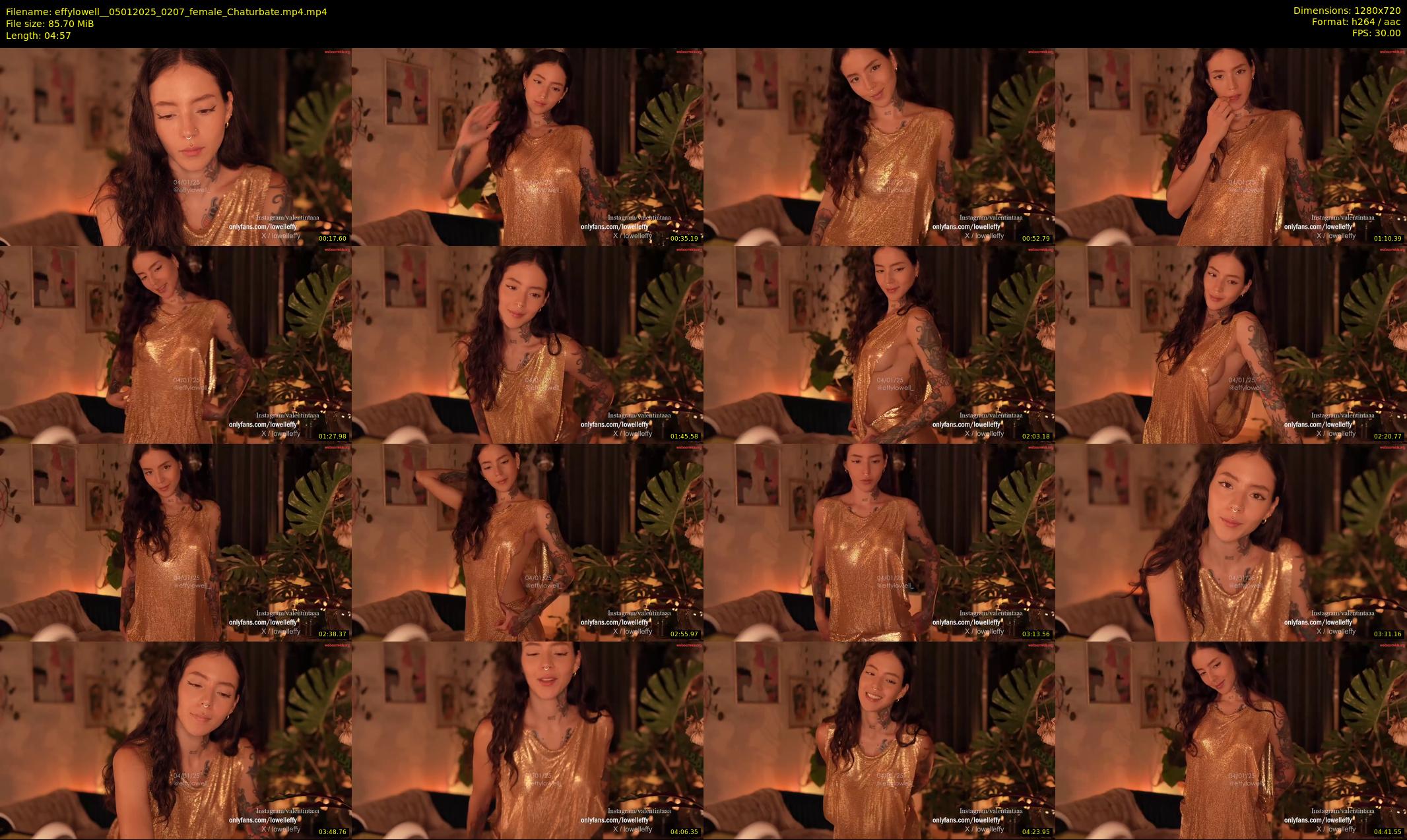 effylowell_ — 5 minute Chaturbate female cam show recording, 720p, Jan 5, 2025