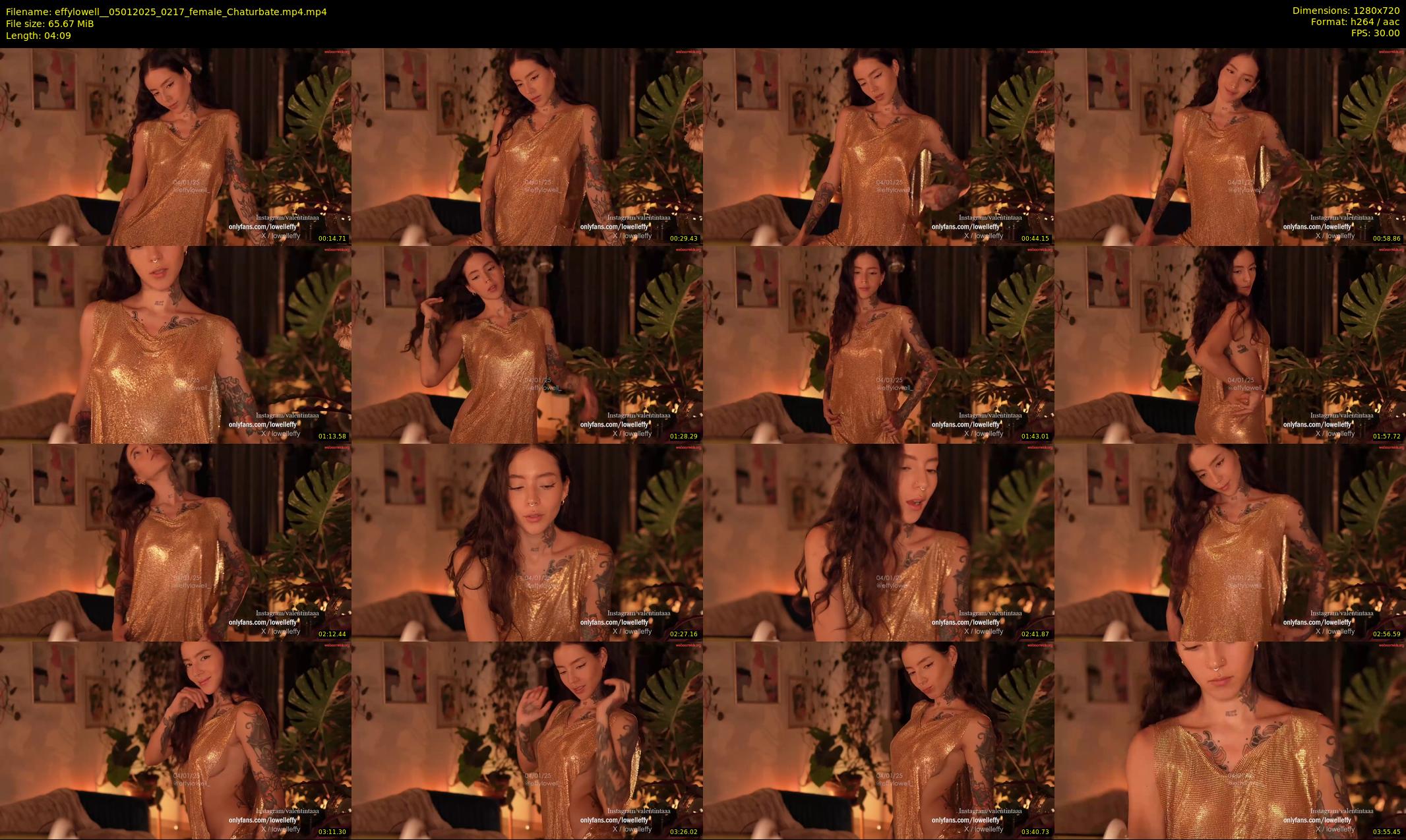 effylowell_ — 5 minute Chaturbate female cam show recording, 720p, Jan 5, 2025
