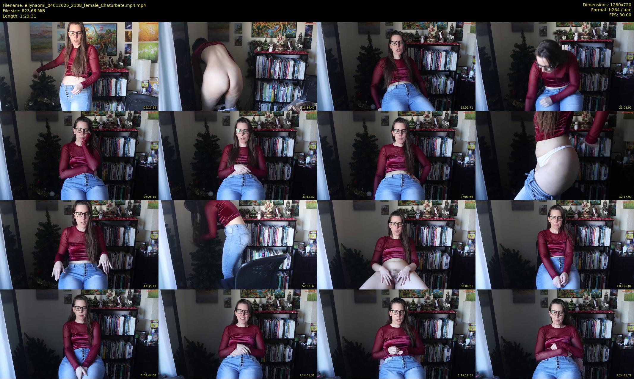 ellynaomi — 90 minute Chaturbate female cam show recording, 720p, Jan 4, 2025