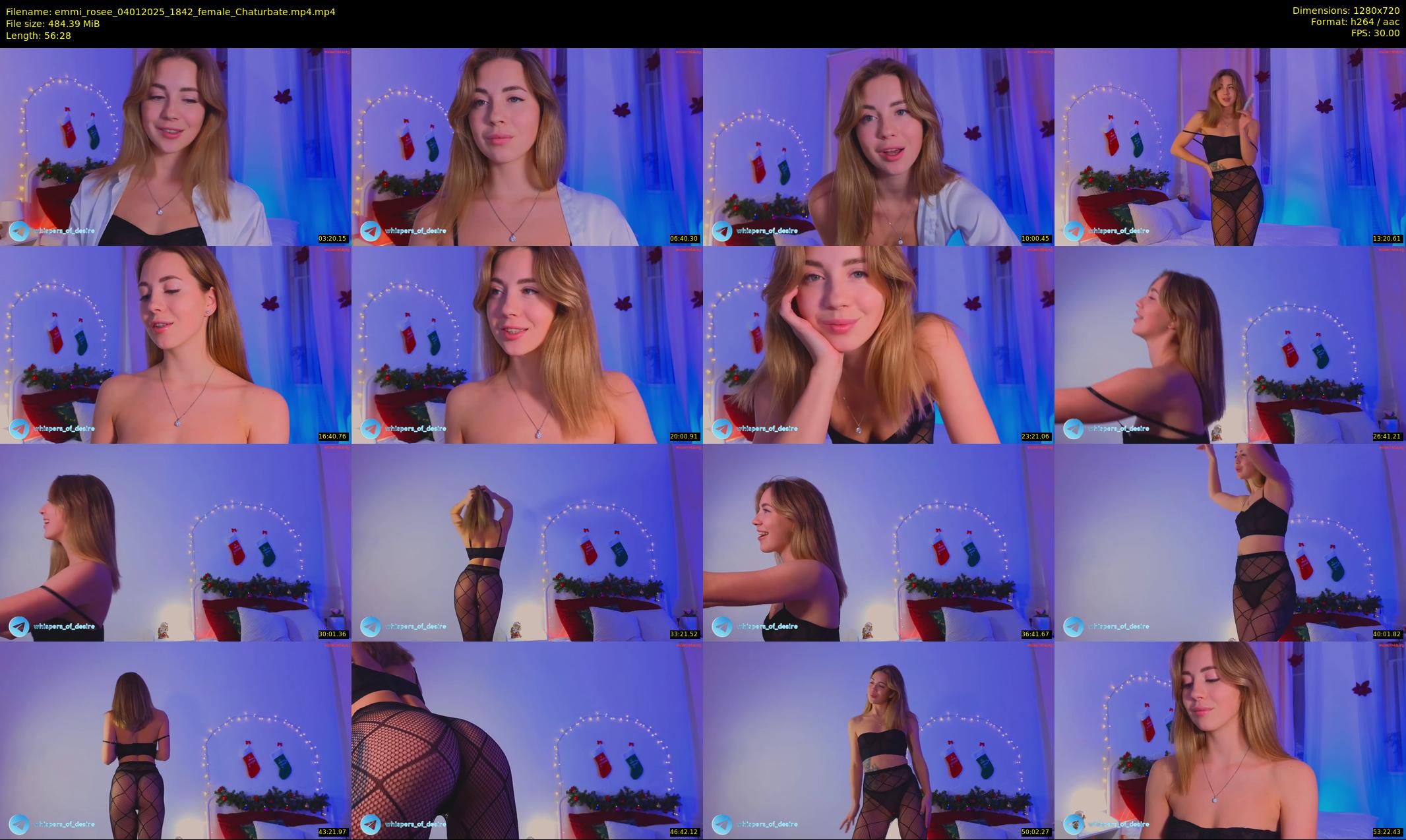 emmi_rosee — 57 minute Chaturbate female cam show recording, 720p, Jan 4, 2025