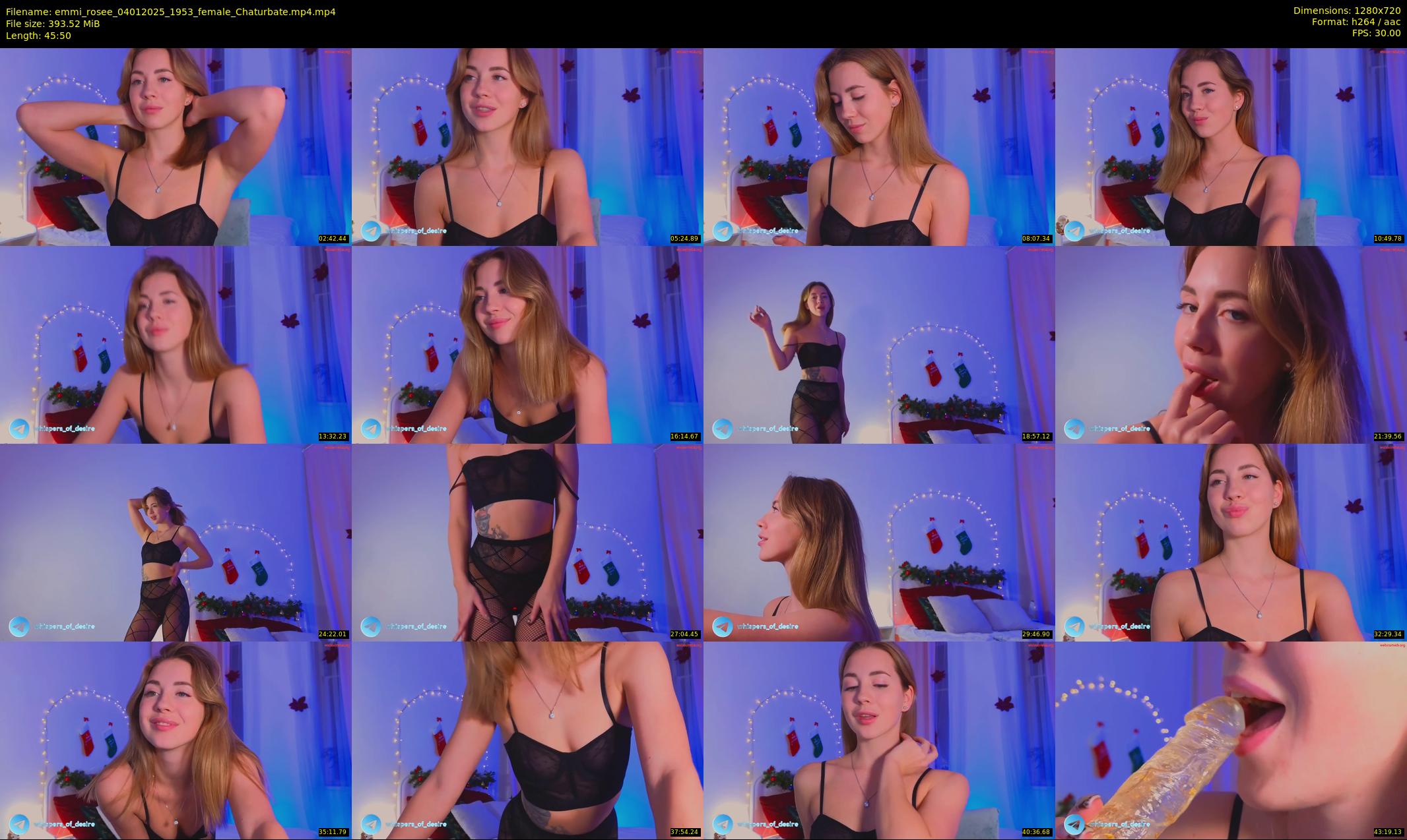 emmi_rosee — 46 minute Chaturbate female cam show recording, 720p, Jan 4, 2025