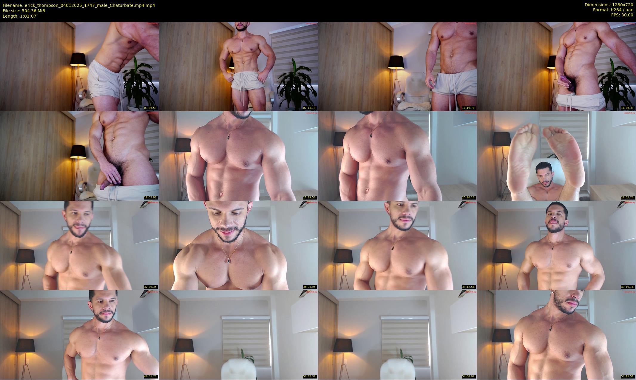 erick_thompson — 62 minute Chaturbate male cam show recording, 720p, Jan 4, 2025