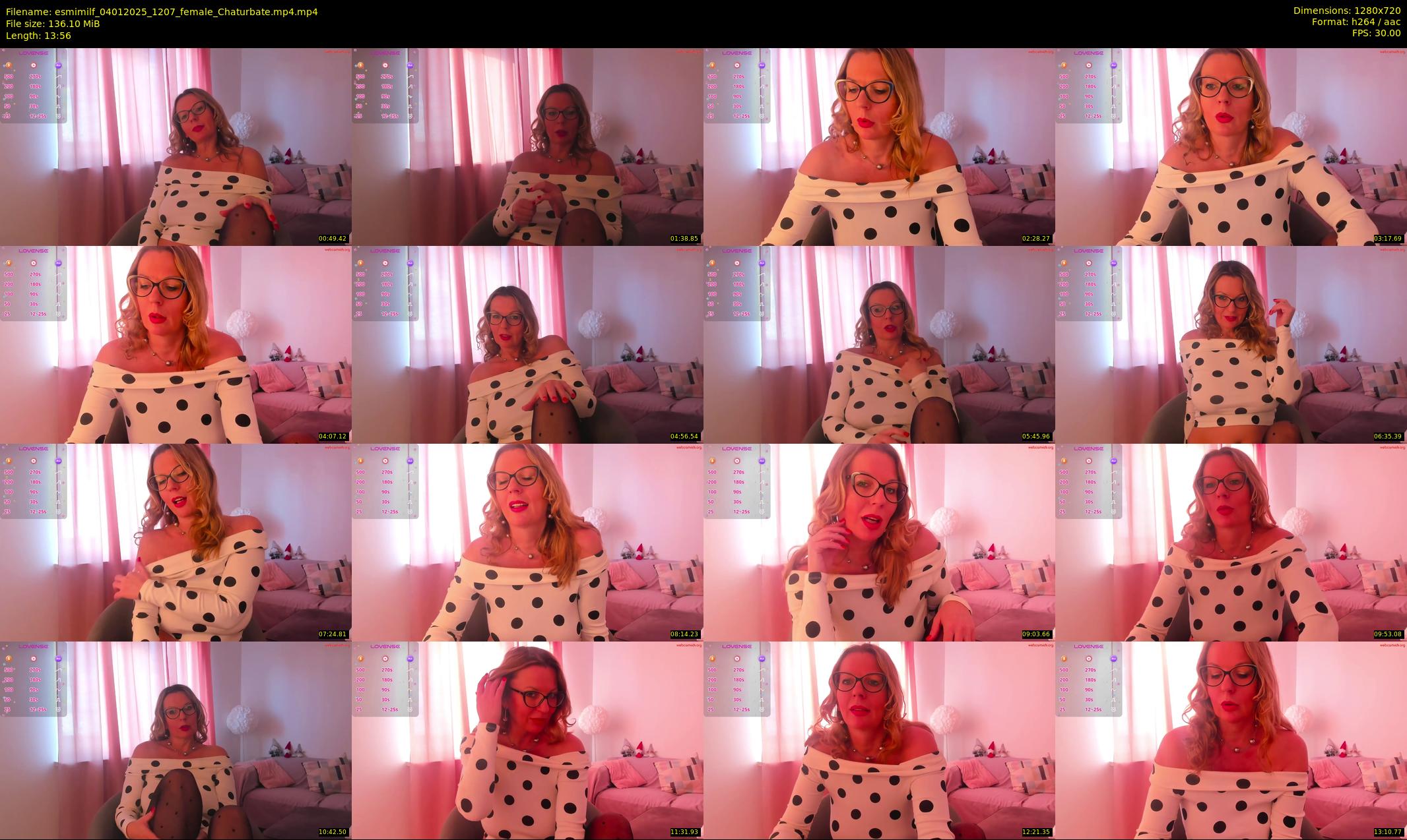 esmimilf — 14 minute Chaturbate female cam show recording, 720p, Jan 4, 2025