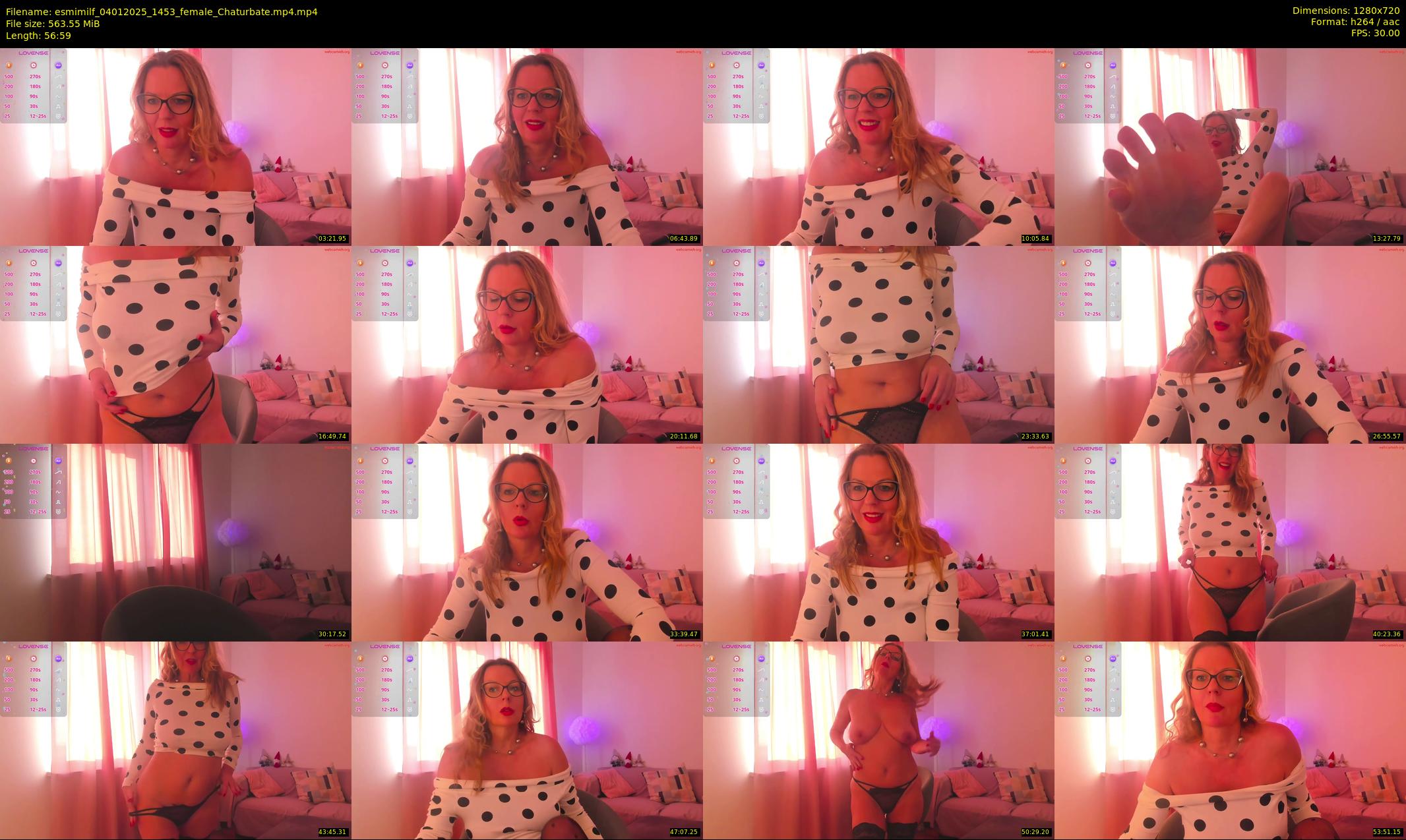 esmimilf — 57 minute Chaturbate female cam show recording, 720p, Jan 4, 2025