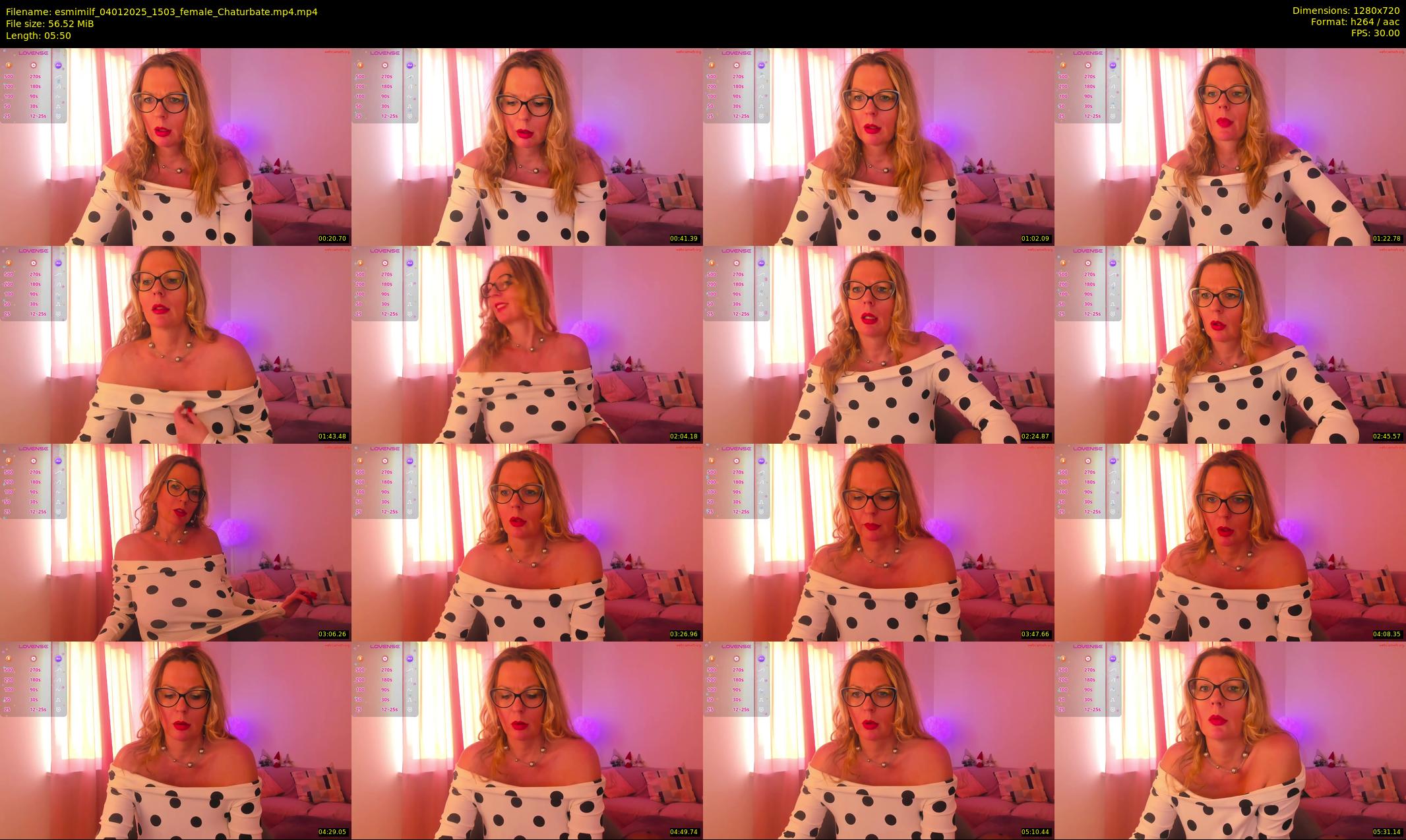 esmimilf — 6 minute Chaturbate female cam show recording, 720p, Jan 4, 2025