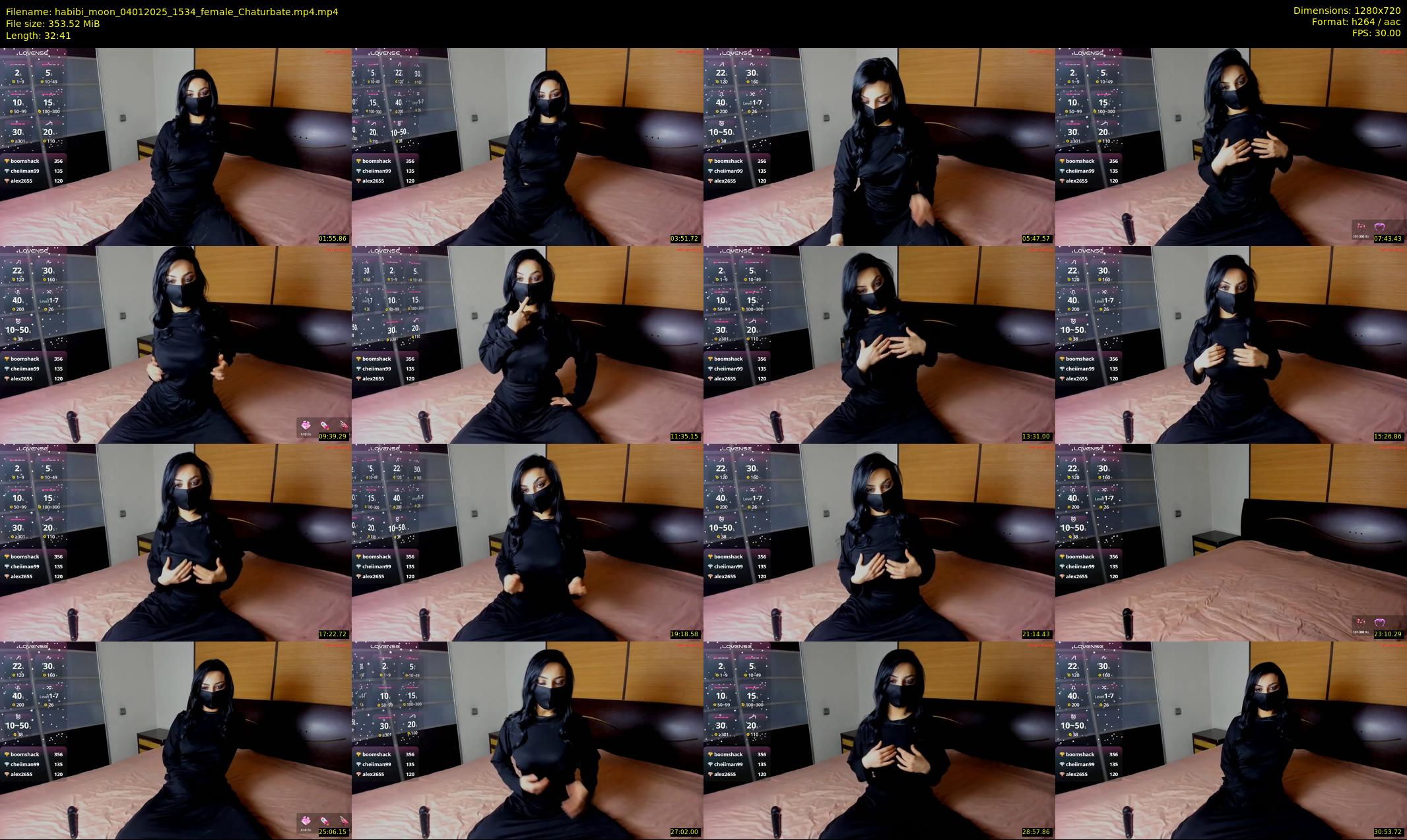 habibi_moon — 33 minute Chaturbate female cam show recording, 720p, Jan 4, 2025