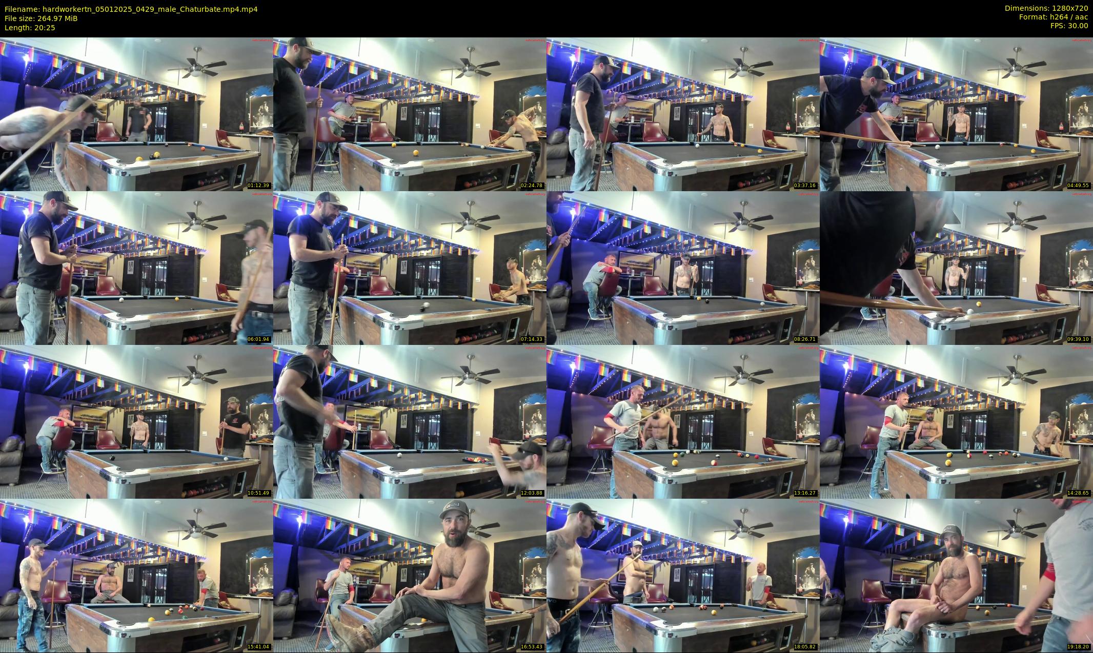 hardworkertn — 21 minute Chaturbate male cam show recording, 720p, Jan 5, 2025