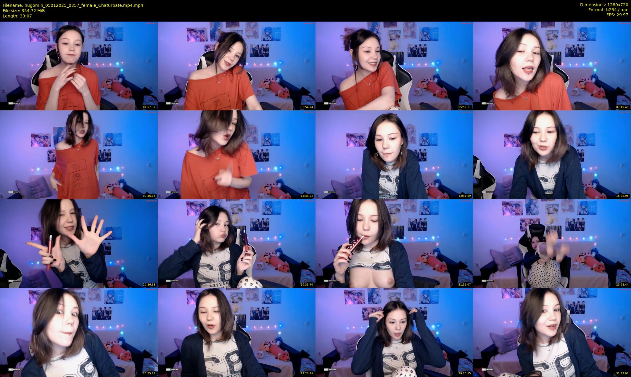 hugomin — 34 minute Chaturbate female cam show recording, 720p, Jan 5, 2025