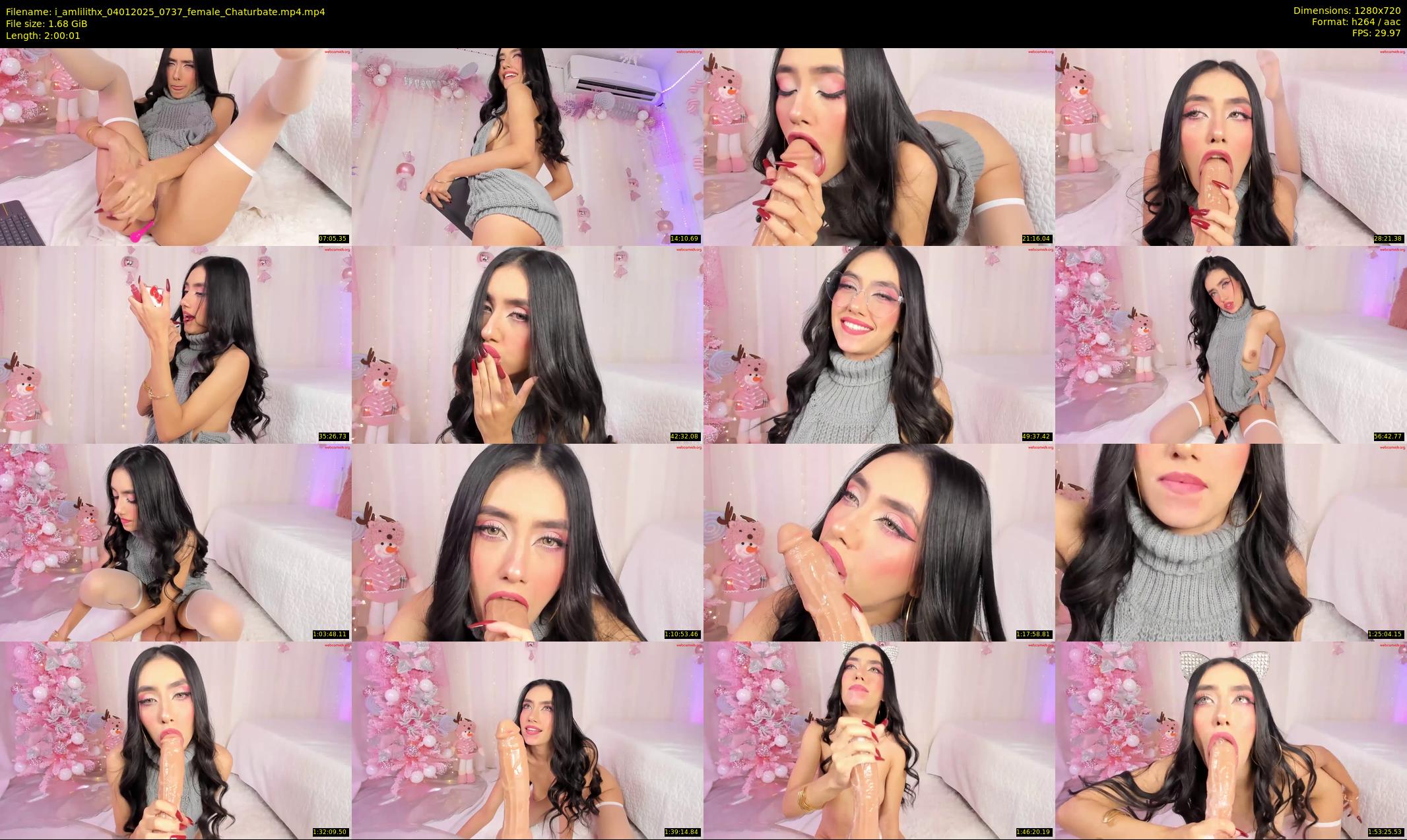 i_amlilithx — 121 minute Chaturbate female cam show recording, 720p, Jan 4, 2025