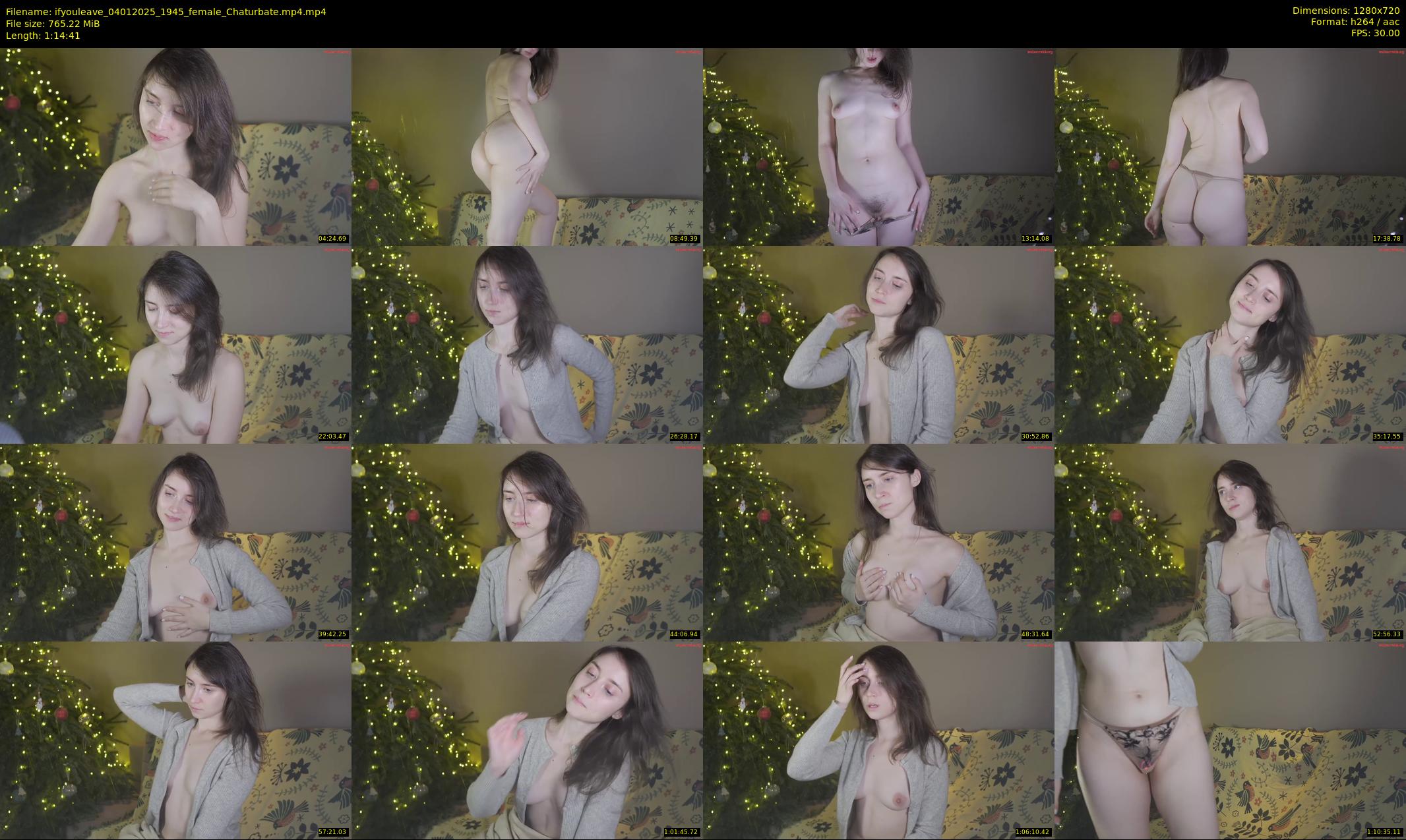 ifyouleave — 75 minute Chaturbate female cam show recording, 720p, Jan 4, 2025