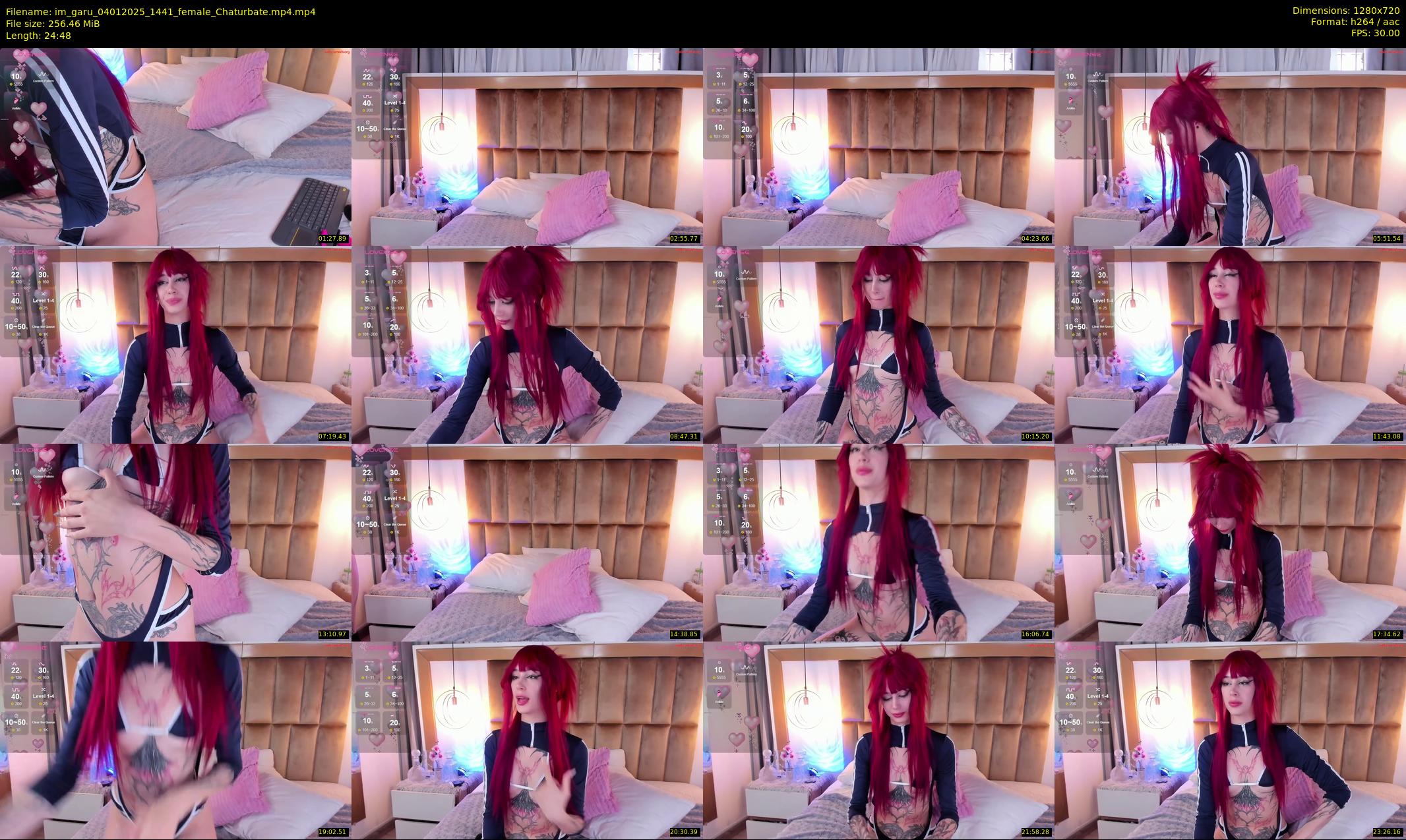 im_garu — 25 minute Chaturbate female cam show recording, 720p, Jan 4, 2025