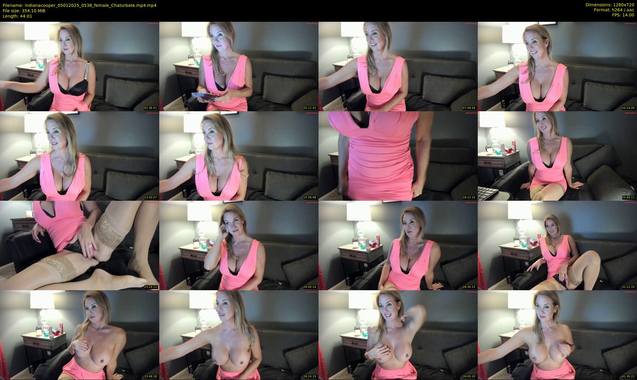 indianacooper — 45 minute Chaturbate female cam show recording, 720p, Jan 5, 2025