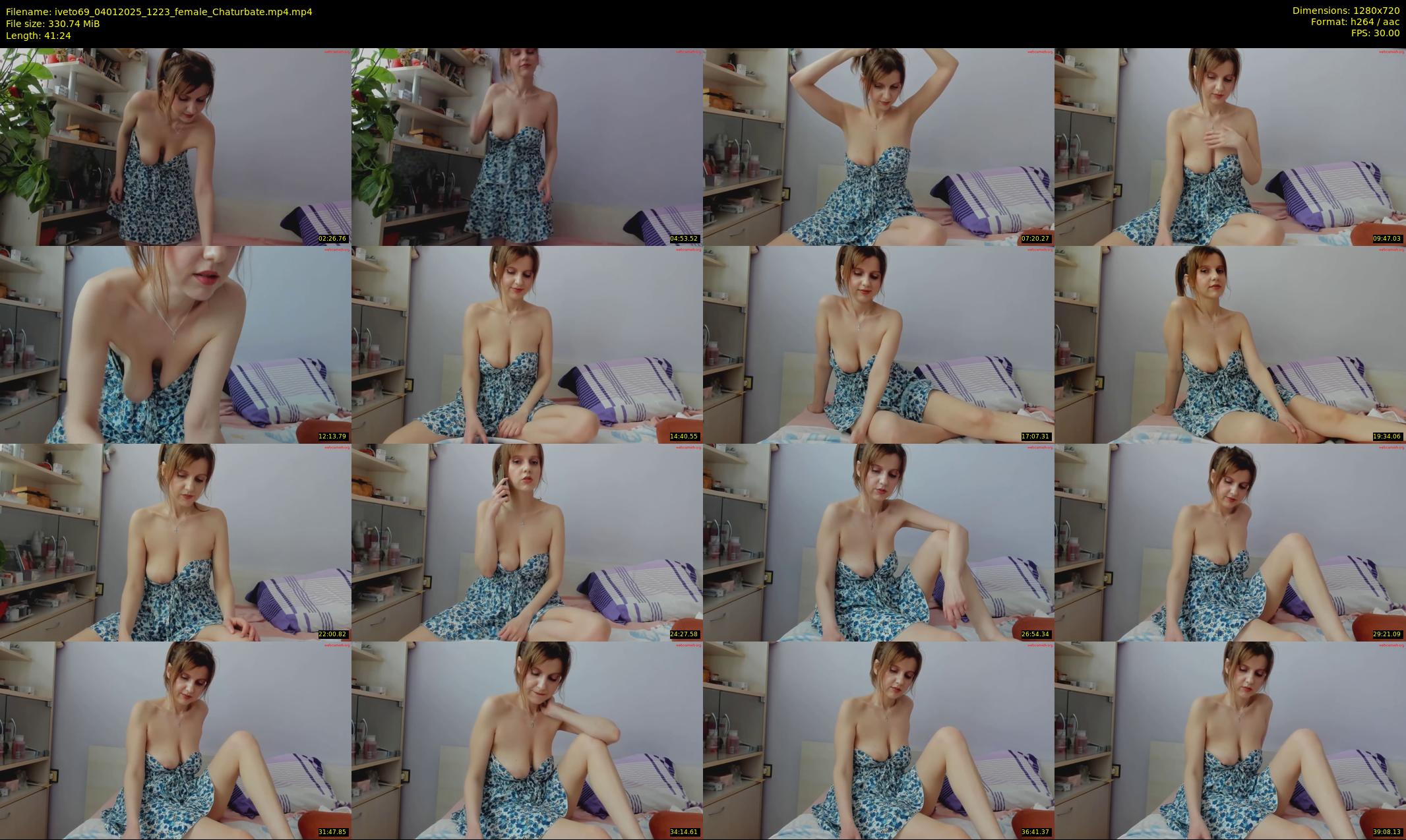 iveto69 — 42 minute Chaturbate female cam show recording, 720p, Jan 4, 2025