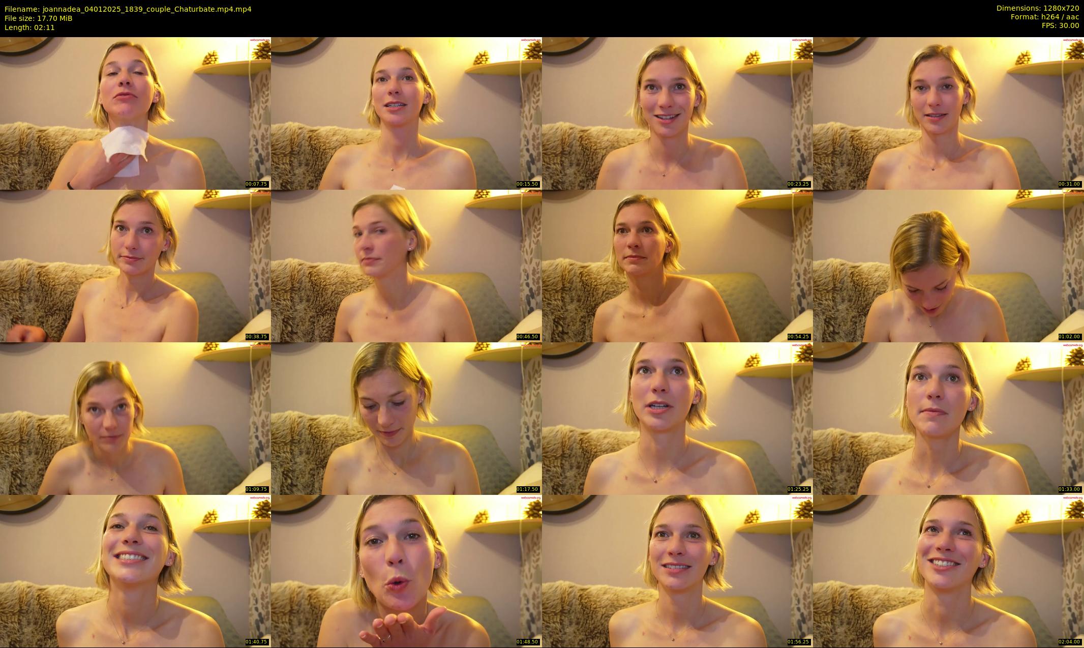 joannadea — 3 minute Chaturbate female cam show recording, 720p, Jan 4, 2025