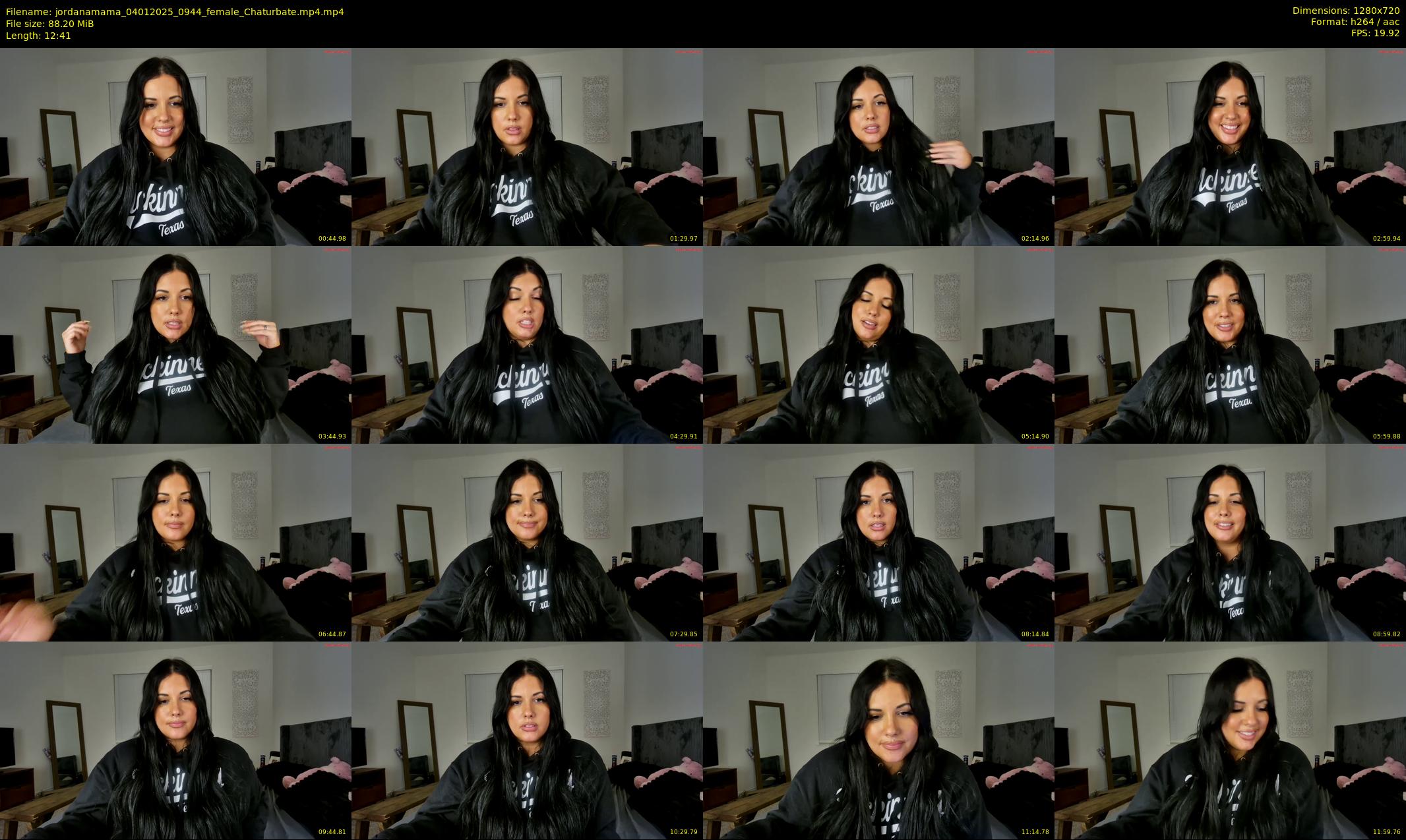 jordanamama — 13 minute Chaturbate couple cam show recording, 720p, Jan 4, 2025