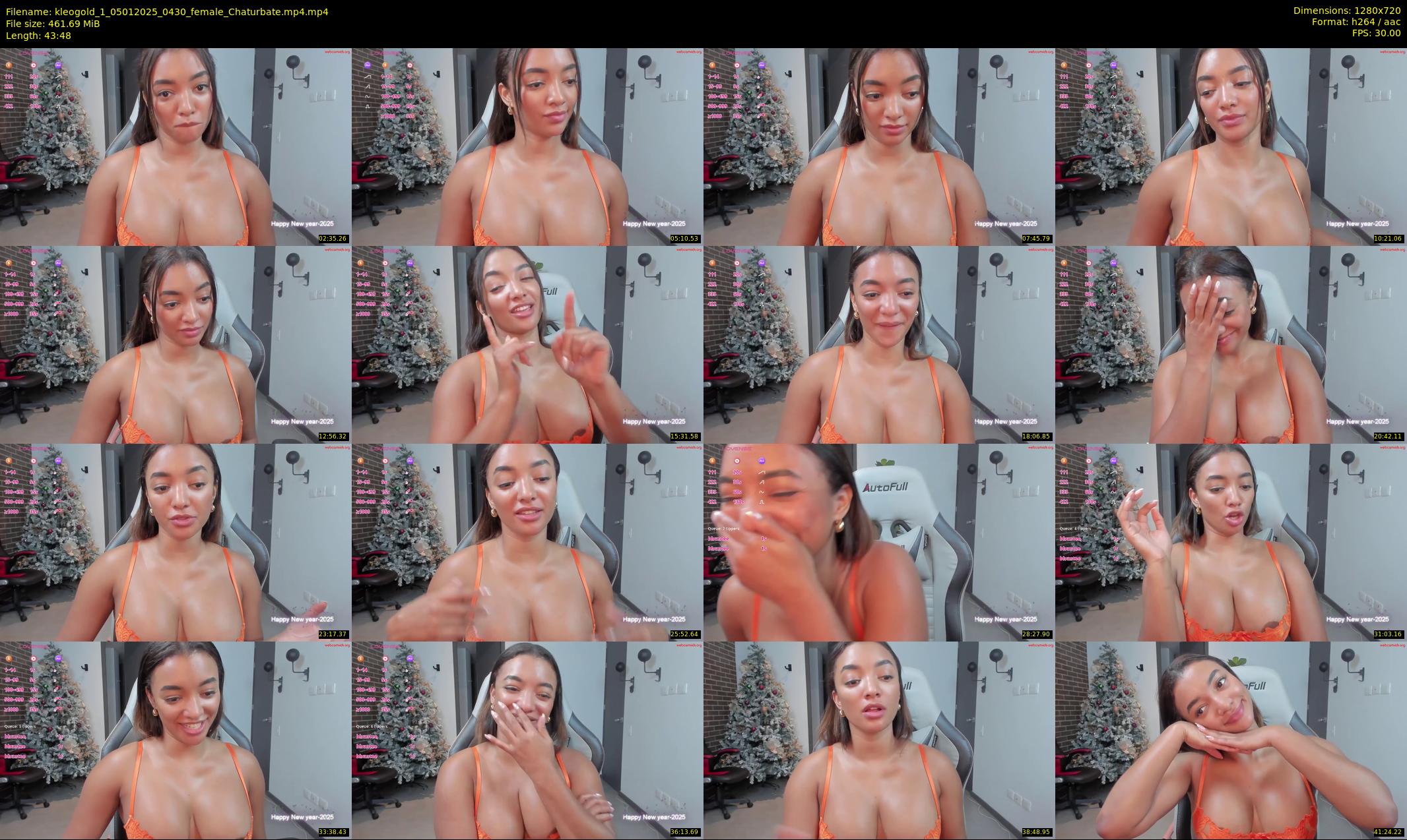 kleogold_1 — 44 minute Chaturbate female cam show recording, 720p, Jan 5, 2025