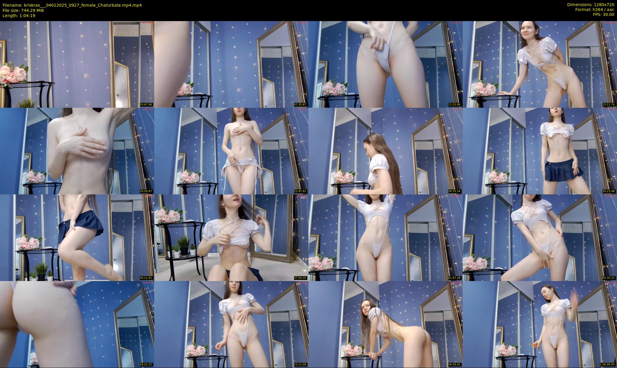 kriskras__ — 65 minute Chaturbate female cam show recording, 720p, Jan 4, 2025