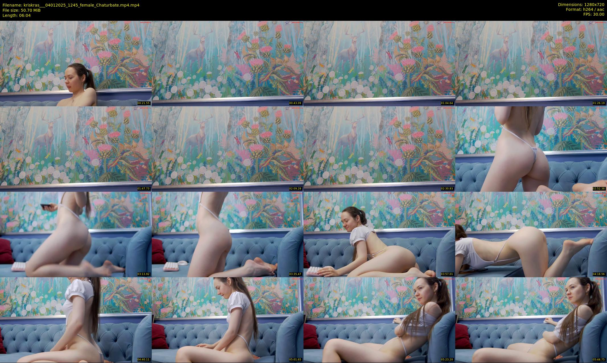 kriskras__ — 7 minute Chaturbate female cam show recording, 720p, Jan 4, 2025