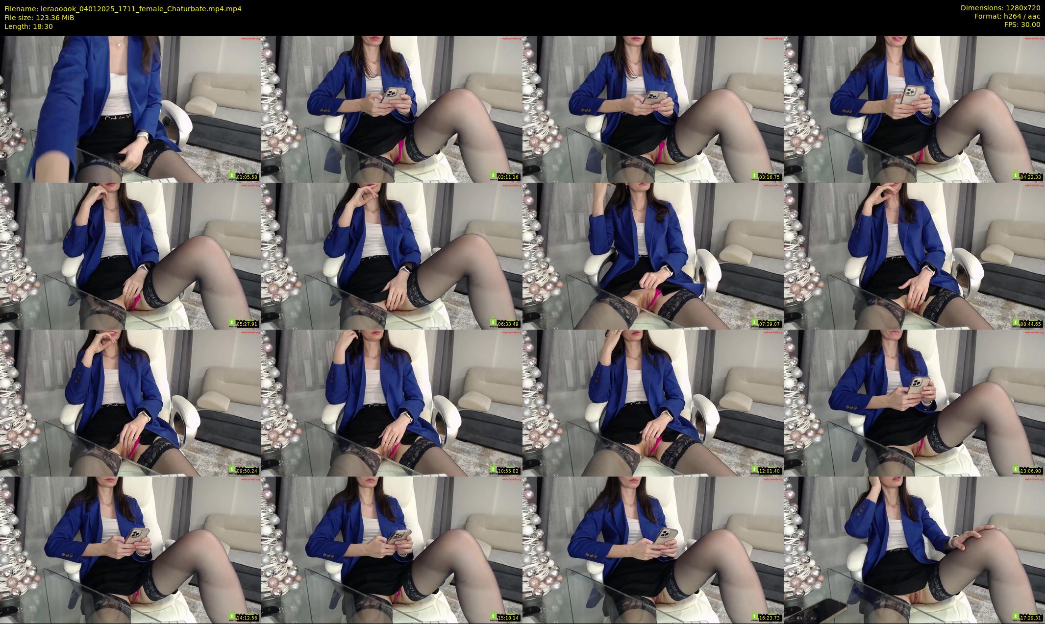 leraooook — 19 minute Chaturbate female cam show recording, 720p, Jan 4, 2025