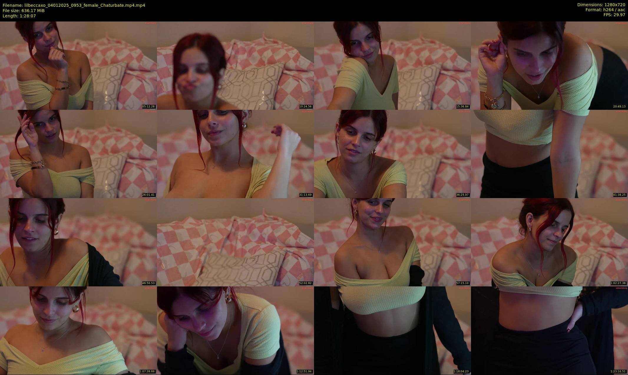 lilbeccaxo — 89 minute Chaturbate female cam show recording, 720p, Jan 4, 2025