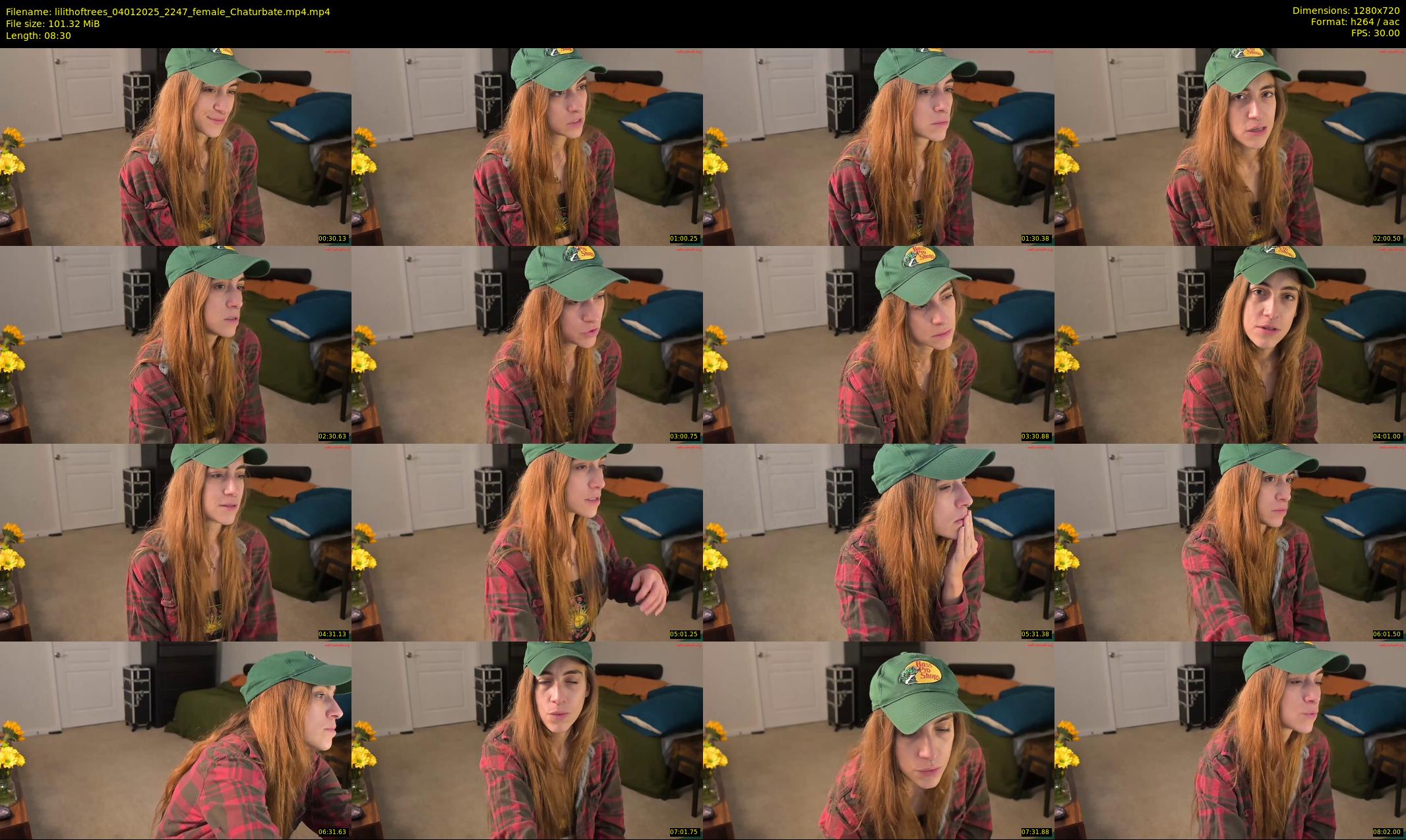lilithoftrees — 9 minute Chaturbate female cam show recording, 720p, Jan 4, 2025