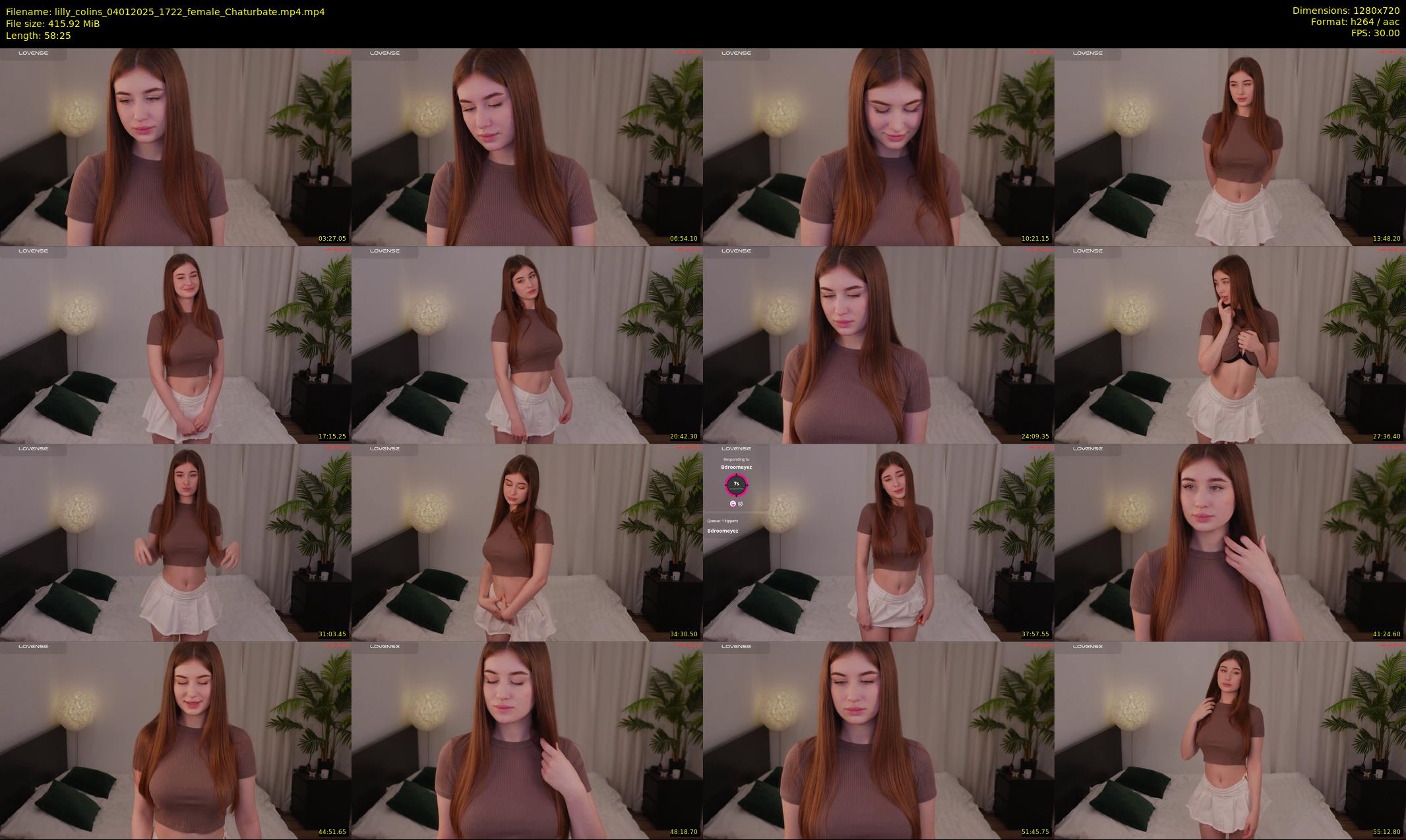 lilly_colins — 59 minute Chaturbate female cam show recording, 720p, Jan 4, 2025