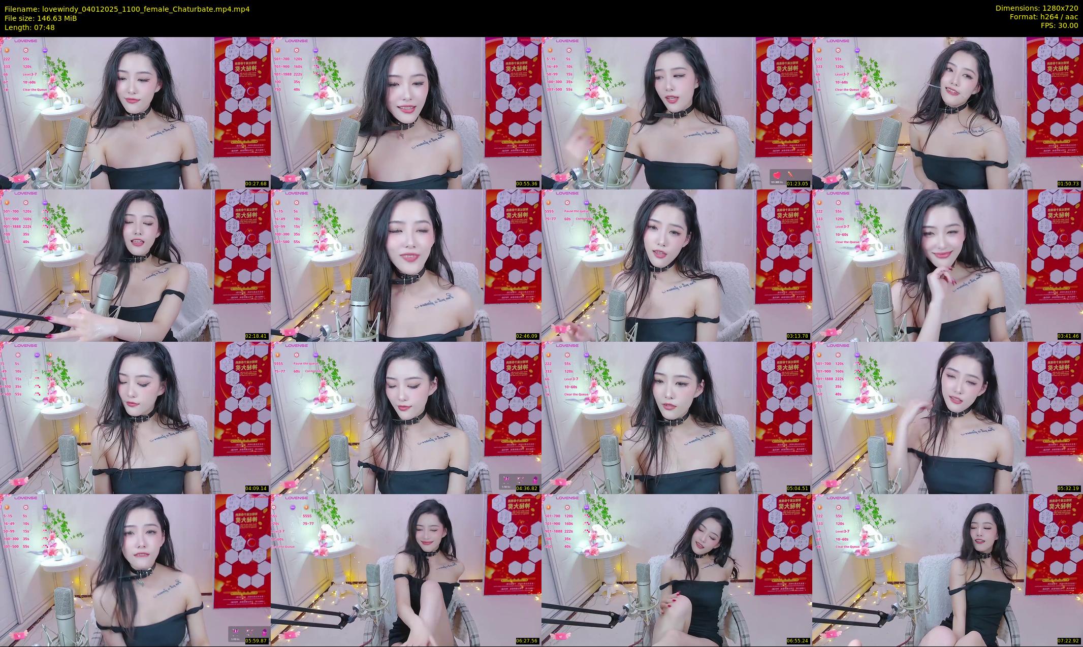 lovewindy — 8 minute Chaturbate female cam show recording, 720p, Jan 4, 2025