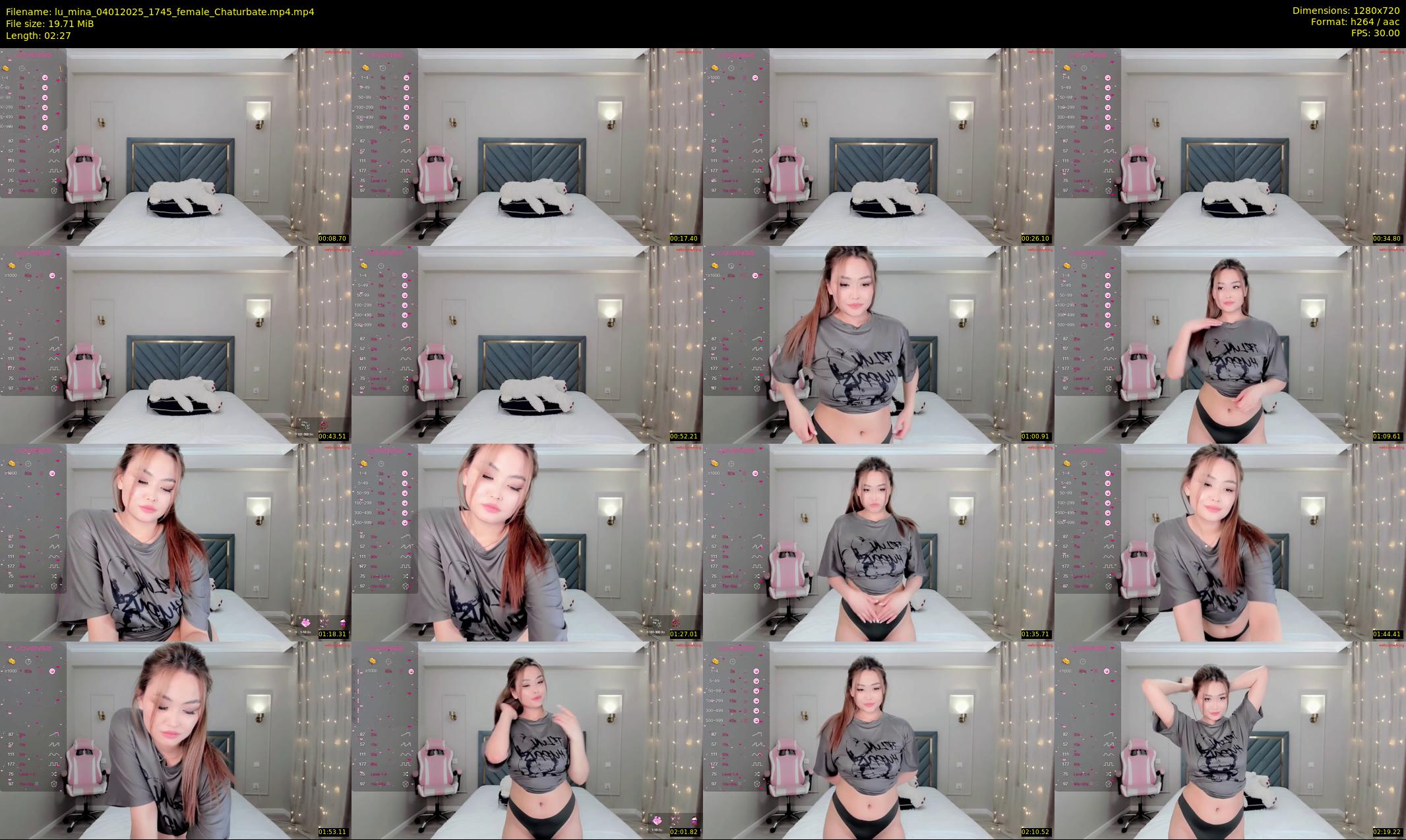 lu_mina — 3 minute Chaturbate female cam show recording, 720p, Jan 4, 2025