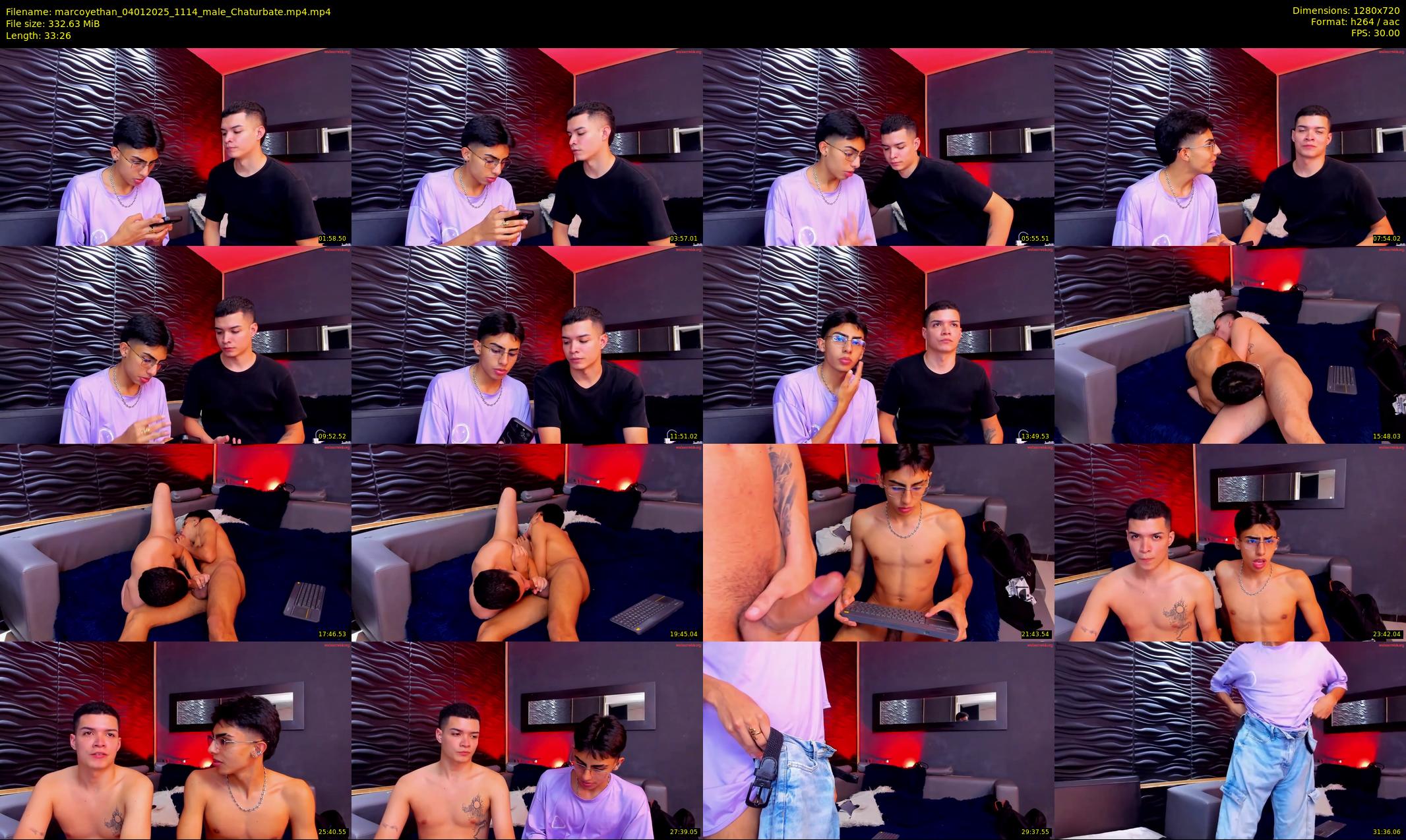 marcoyethan — 34 minute Chaturbate male cam show recording, 720p, Jan 4, 2025