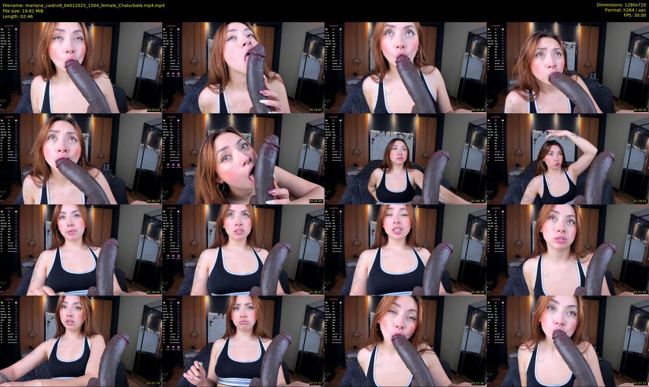 mariana_castro9 — 3 minute Chaturbate female cam show recording, 720p, Jan 4, 2025