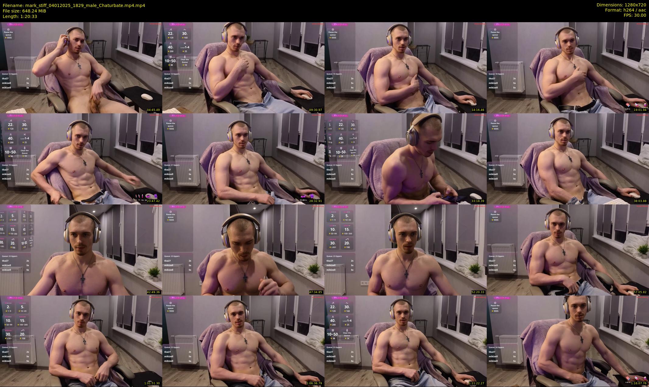 mark_stiff — 81 minute Chaturbate male cam show recording, 720p, Jan 4, 2025