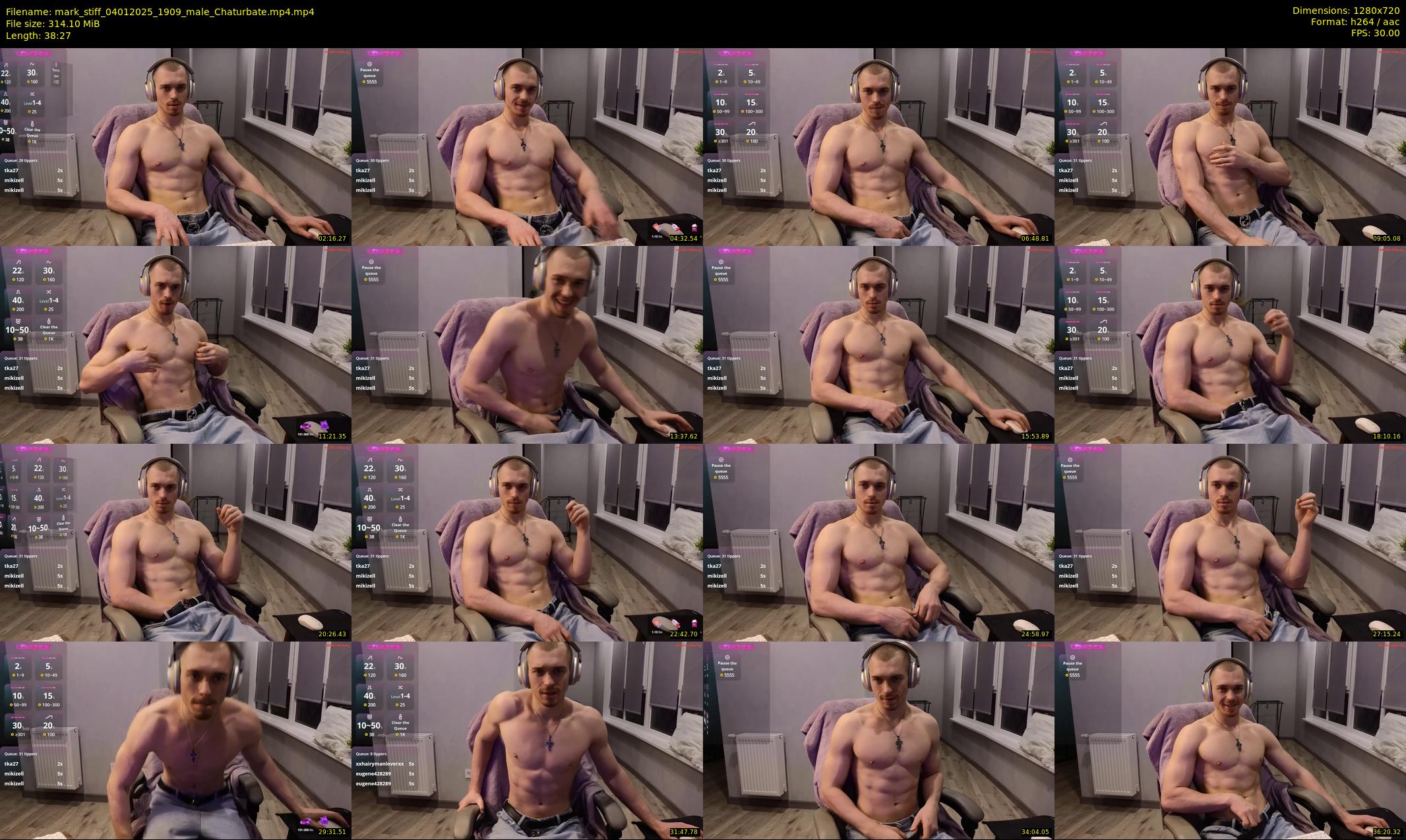 mark_stiff — 39 minute Chaturbate male cam show recording, 720p, Jan 4, 2025