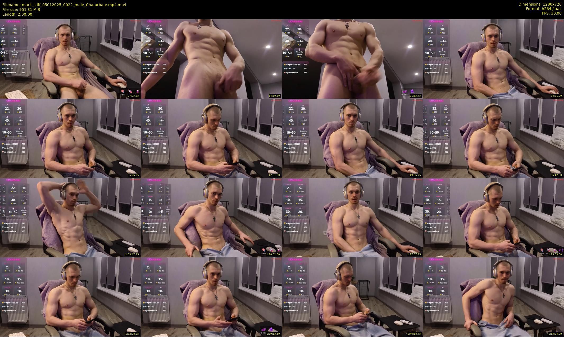 mark_stiff — 120 minute Chaturbate male cam show recording, 720p, Jan 5, 2025
