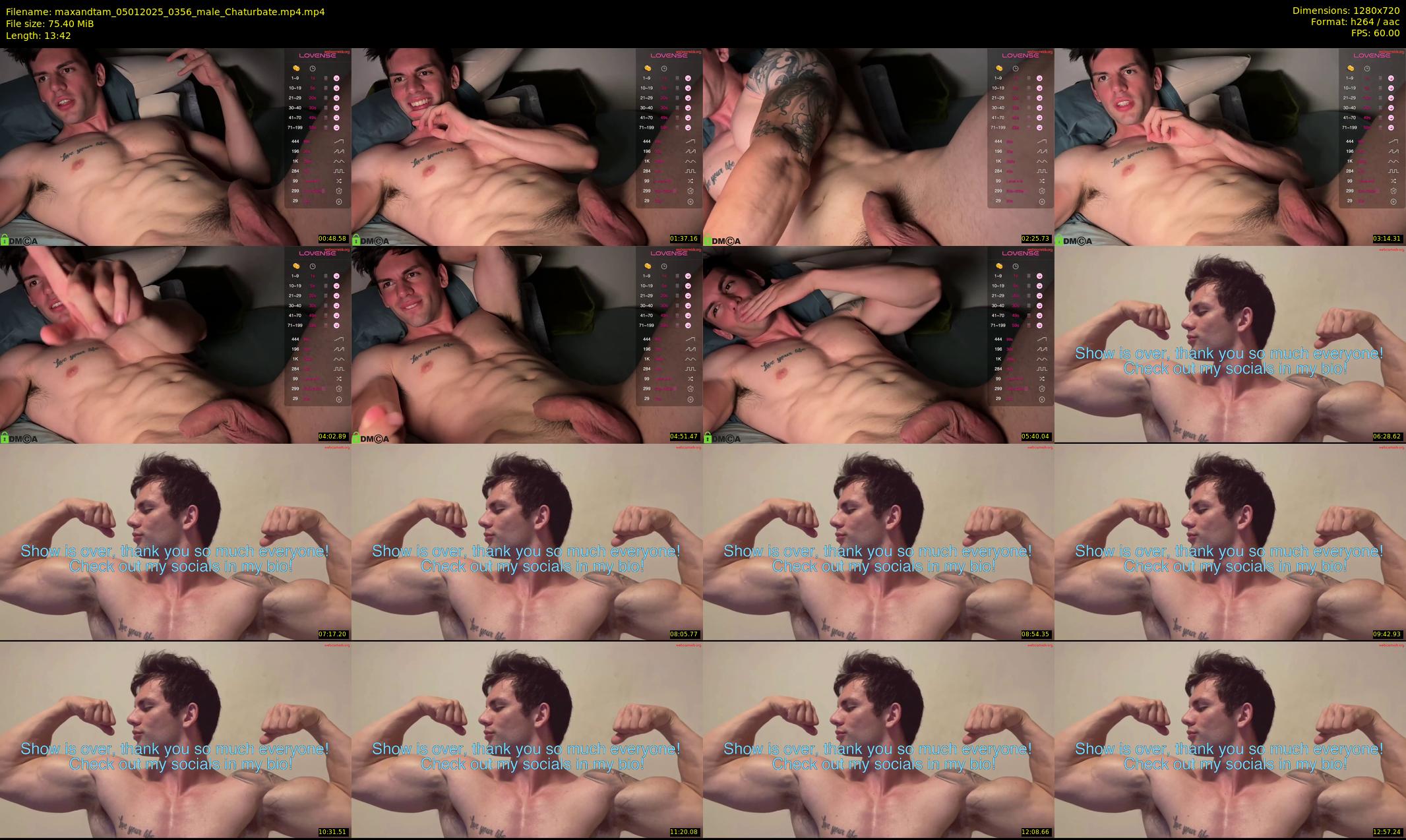 maxandtam — 14 minute Chaturbate couple cam show recording, 720p, Jan 5, 2025