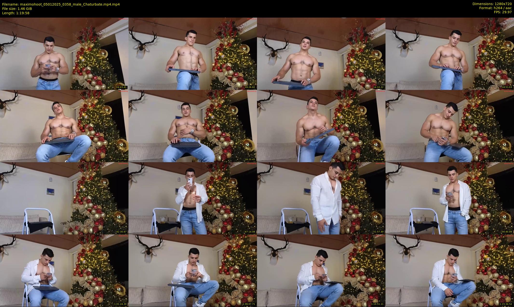 maximohoot — 80 minute Chaturbate male cam show recording, 720p, Jan 5, 2025