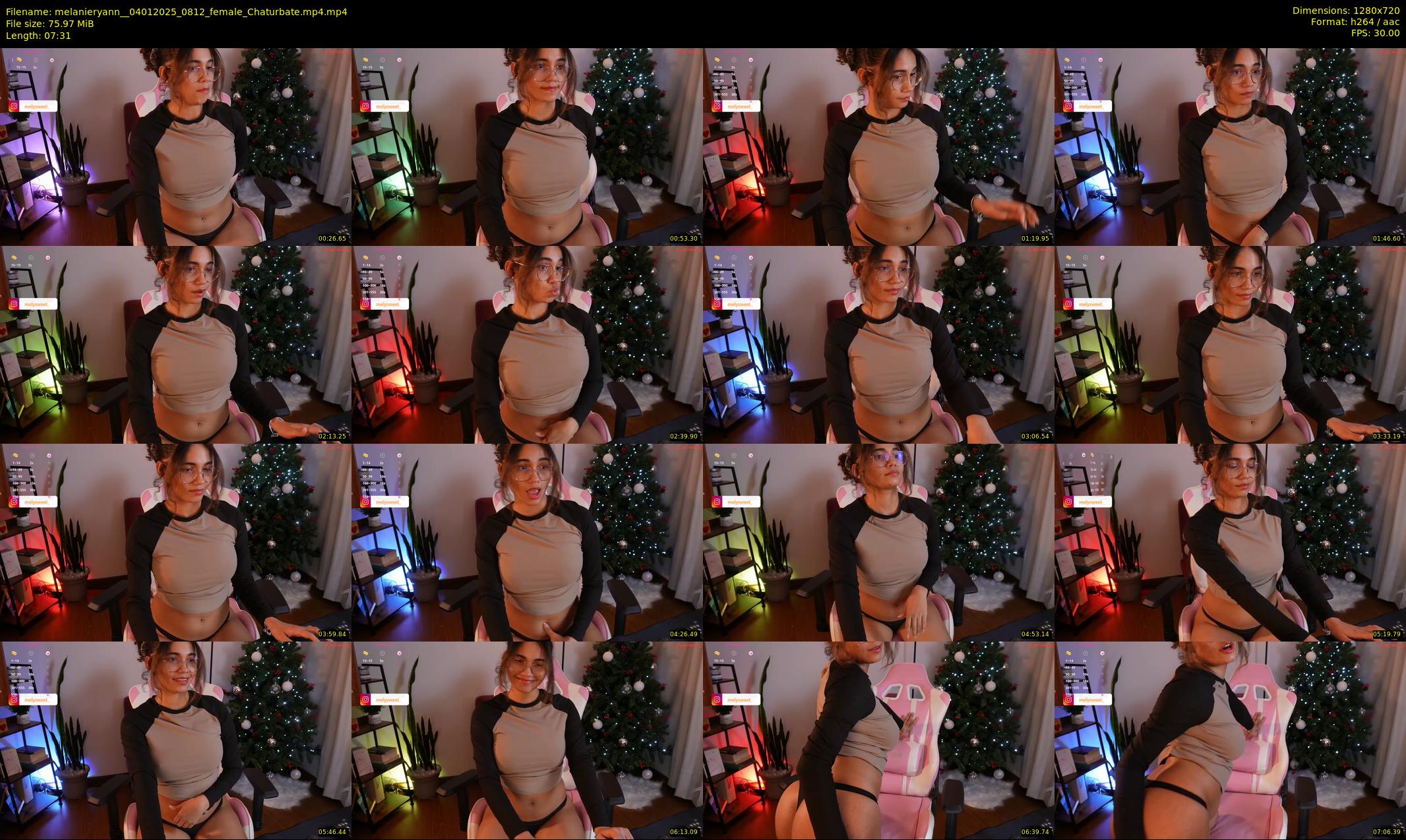 melanieryann_ — 8 minute Chaturbate female cam show recording, 720p, Jan 4, 2025