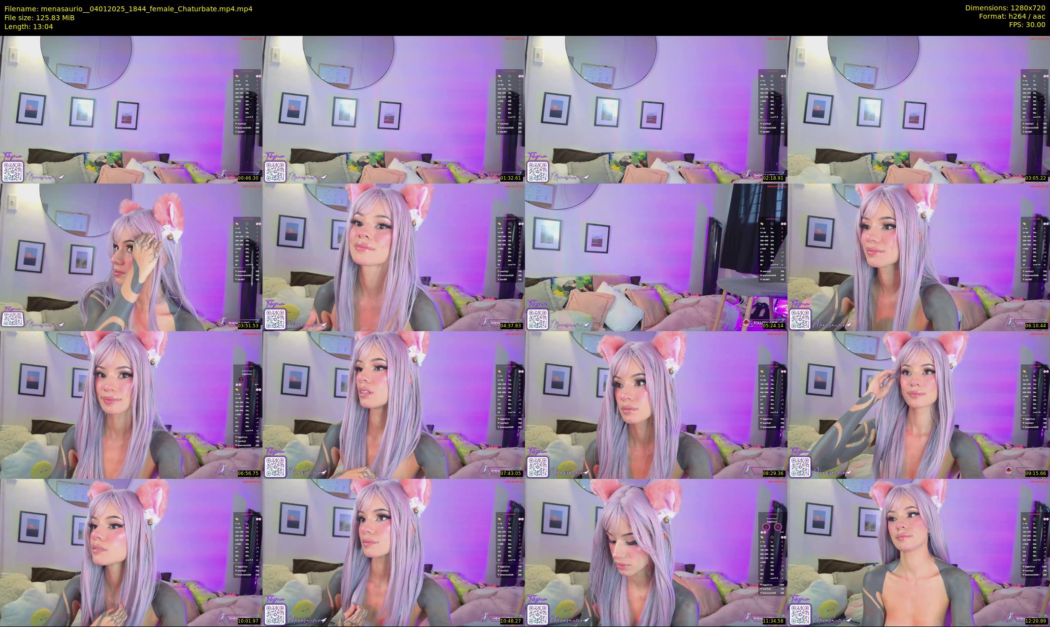 menasaurio_ — 14 minute Chaturbate female cam show recording, 720p, Jan 4, 2025