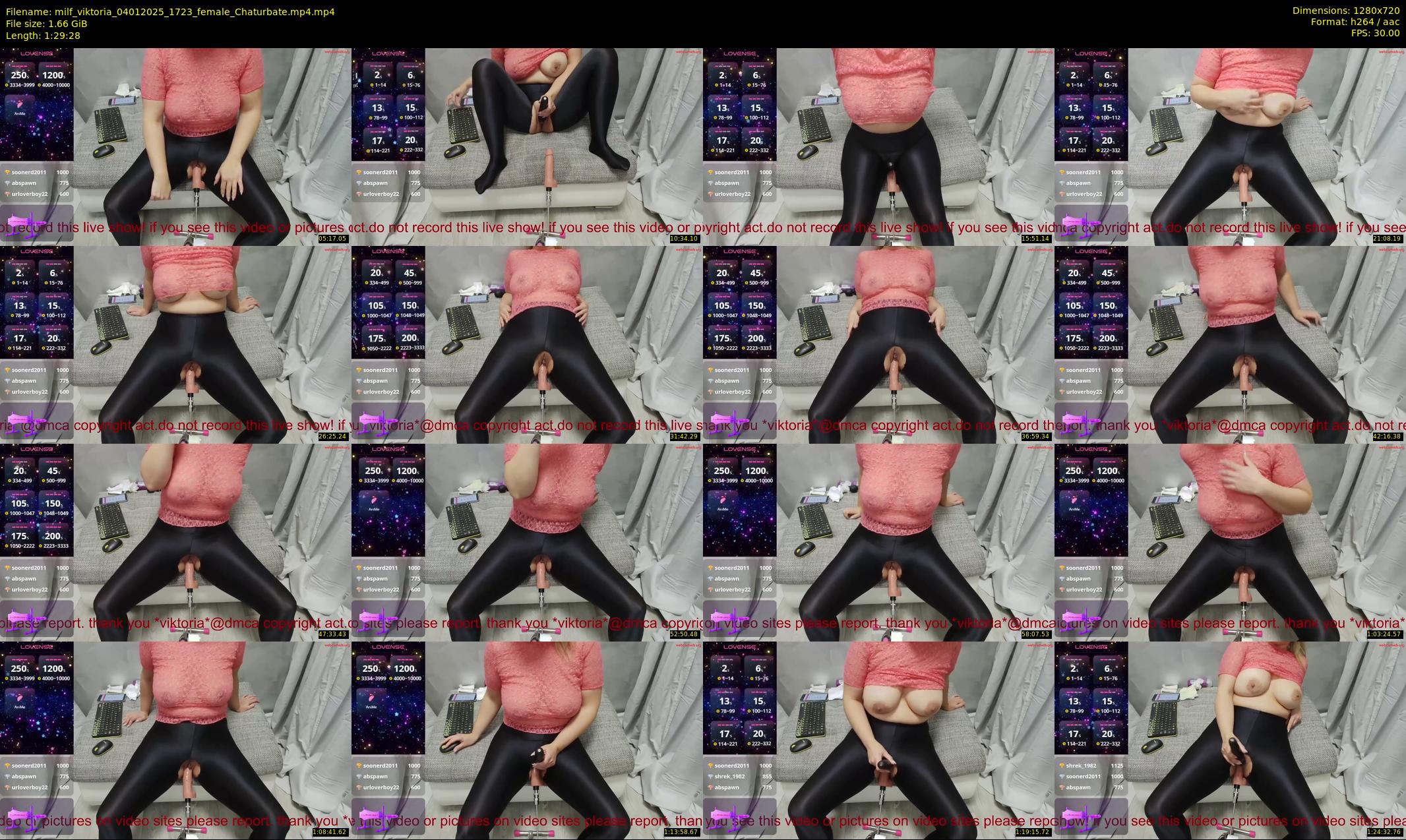 milf_viktoria — 90 minute Chaturbate female cam show recording, 720p, Jan 4, 2025