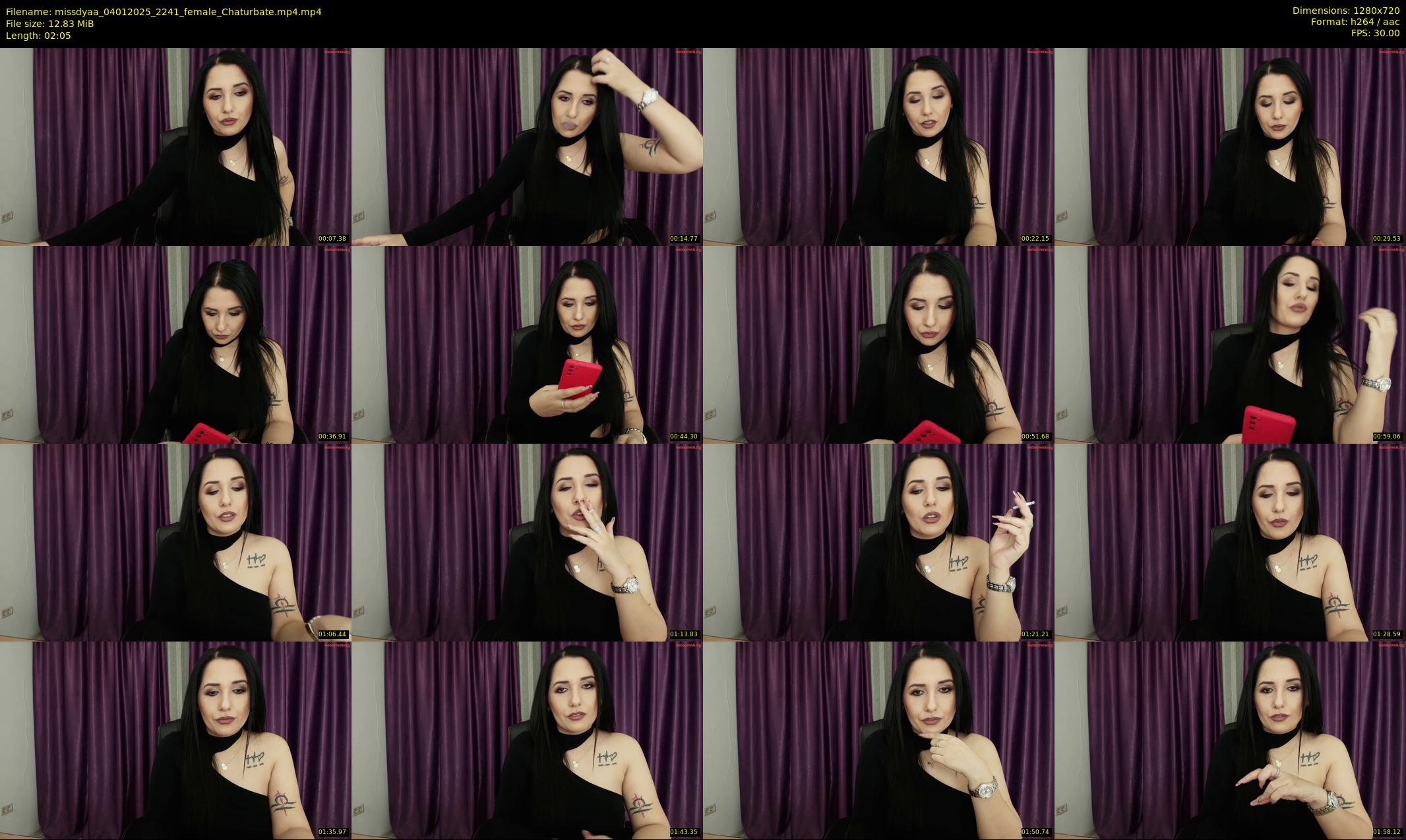 missdyaa — 3 minute Chaturbate female cam show recording, 720p, Jan 4, 2025