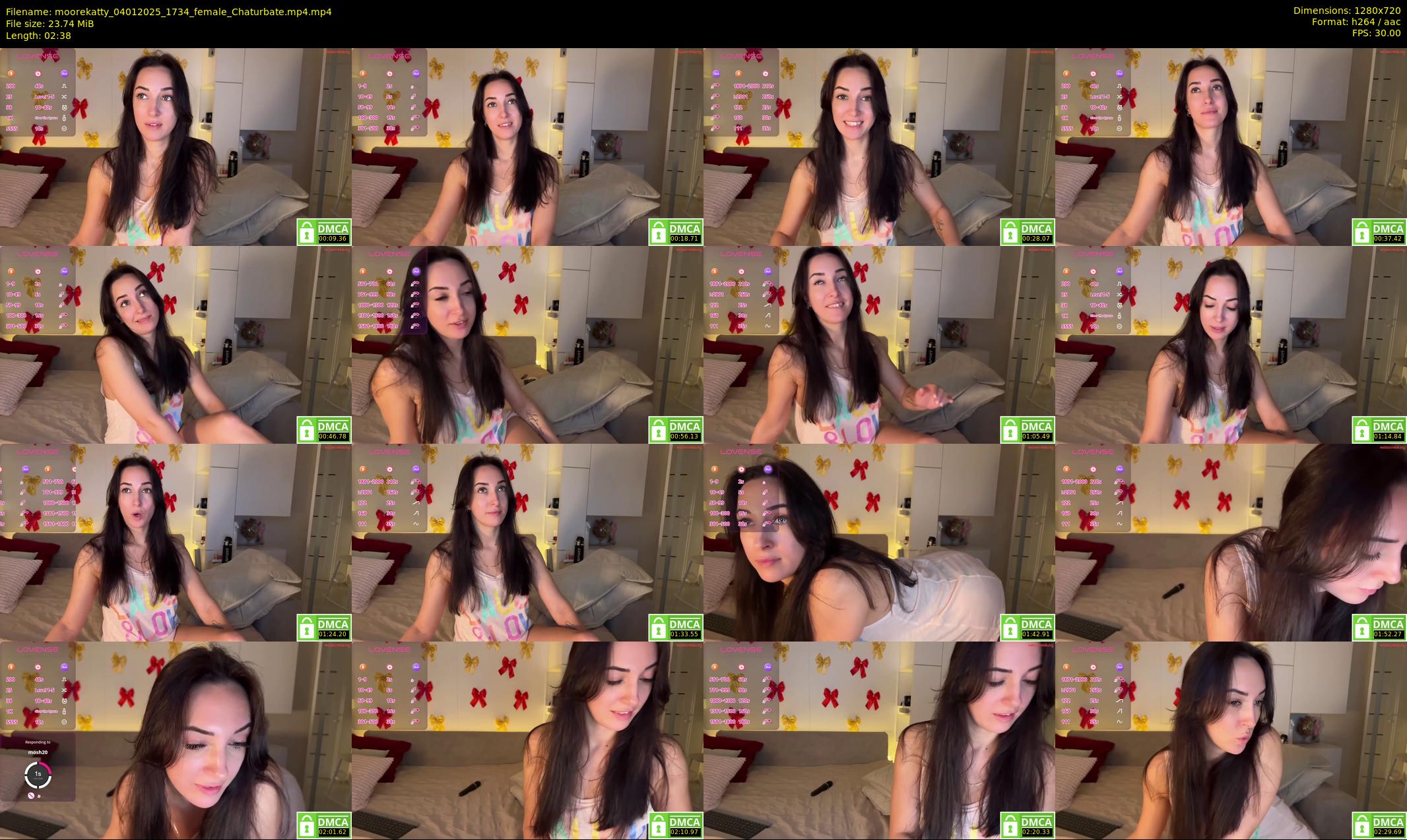 moorekatty — 3 minute Chaturbate female cam show recording, 720p, Jan 4, 2025