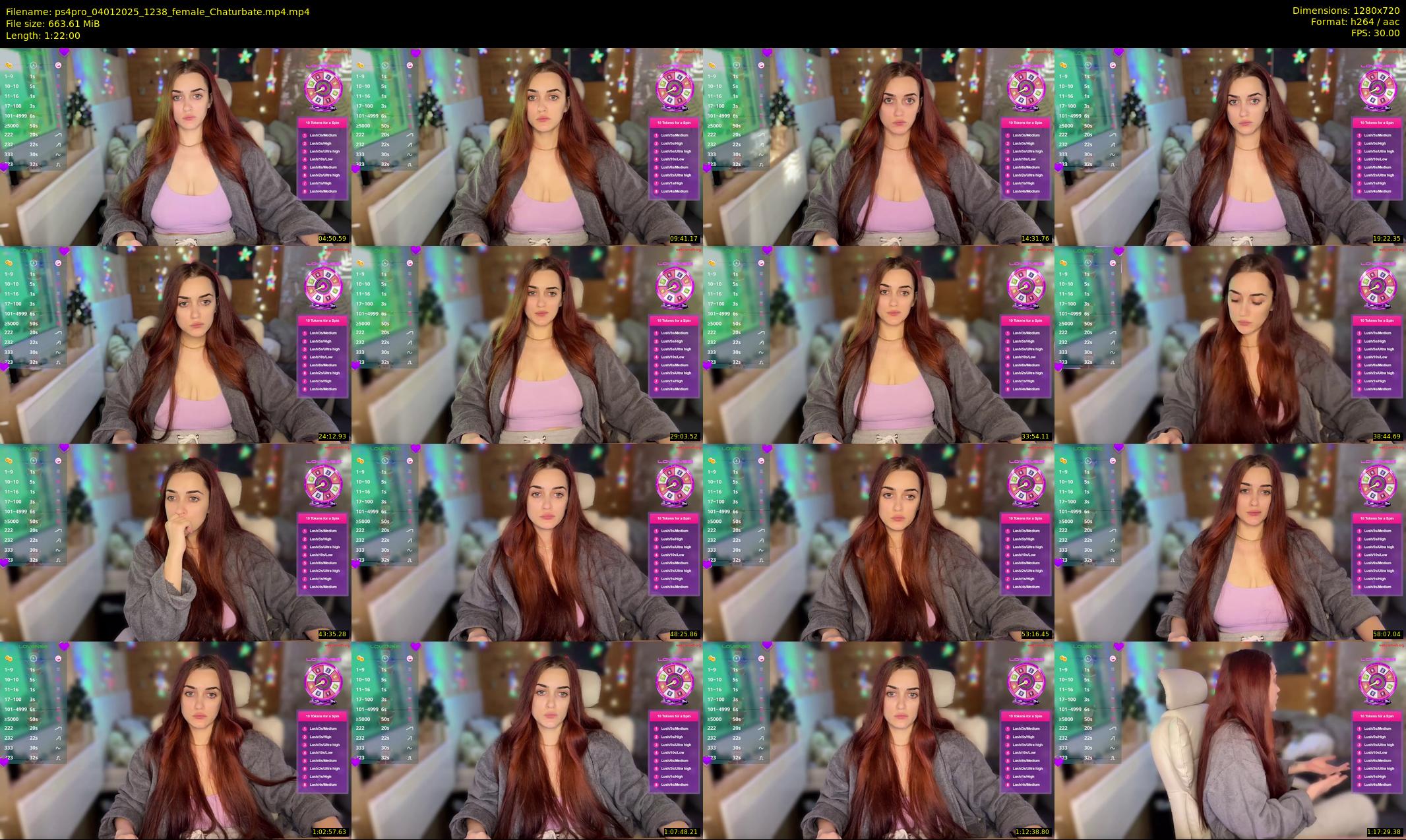 ps4pro — 82 minute Chaturbate female cam show recording, 720p, Jan 4, 2025