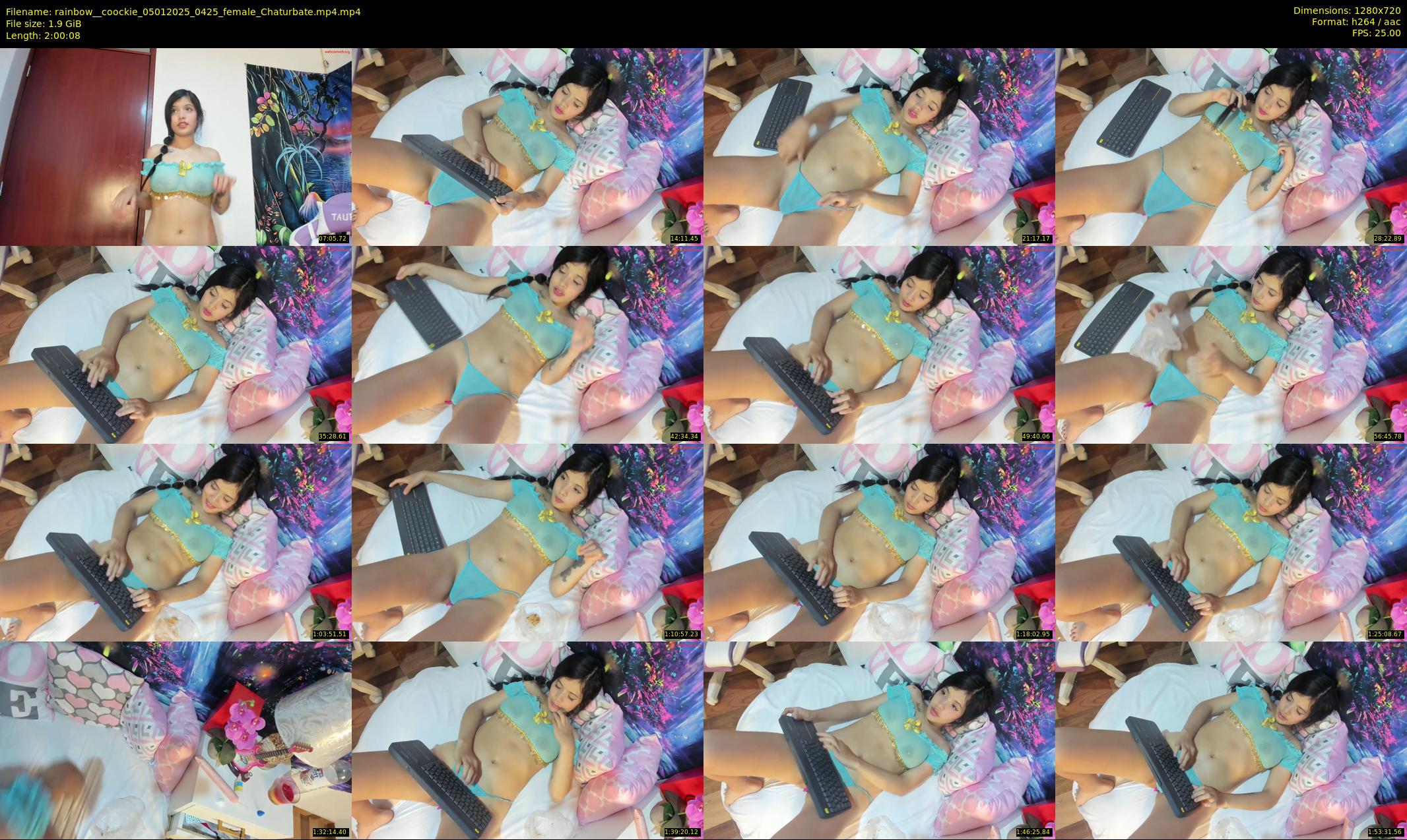 rainbow__coockie — 121 minute Chaturbate female cam show recording, 720p, Jan 5, 2025