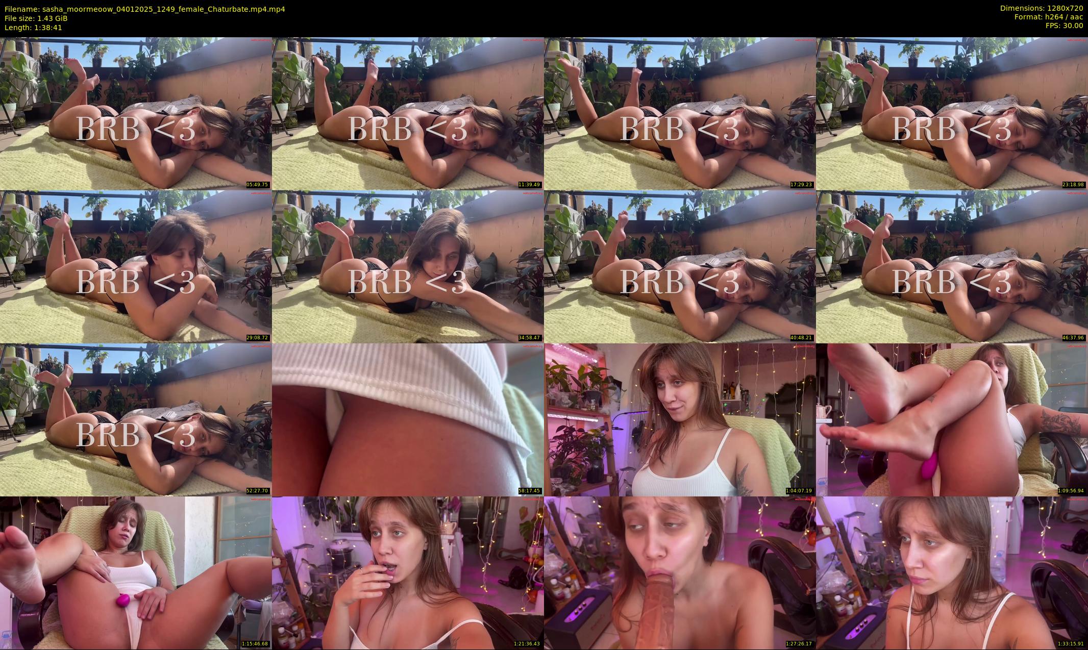 sasha_moormeoow — 99 minute Chaturbate female cam show recording, 720p, Jan 4, 2025