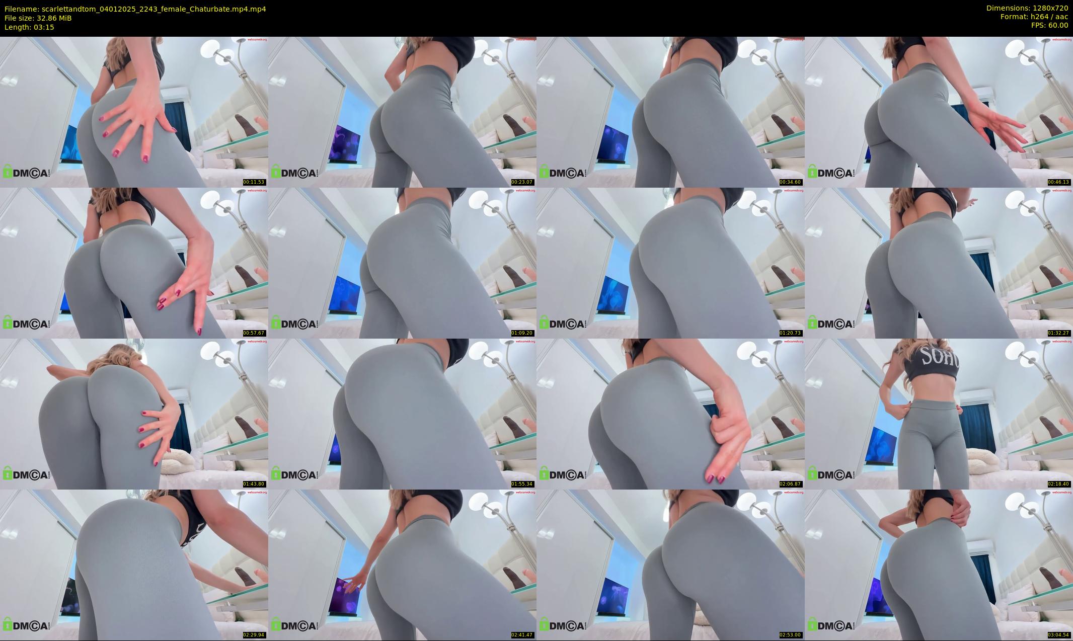 scarlettandtom — 4 minute Chaturbate couple cam show recording, 720p, Jan 4, 2025