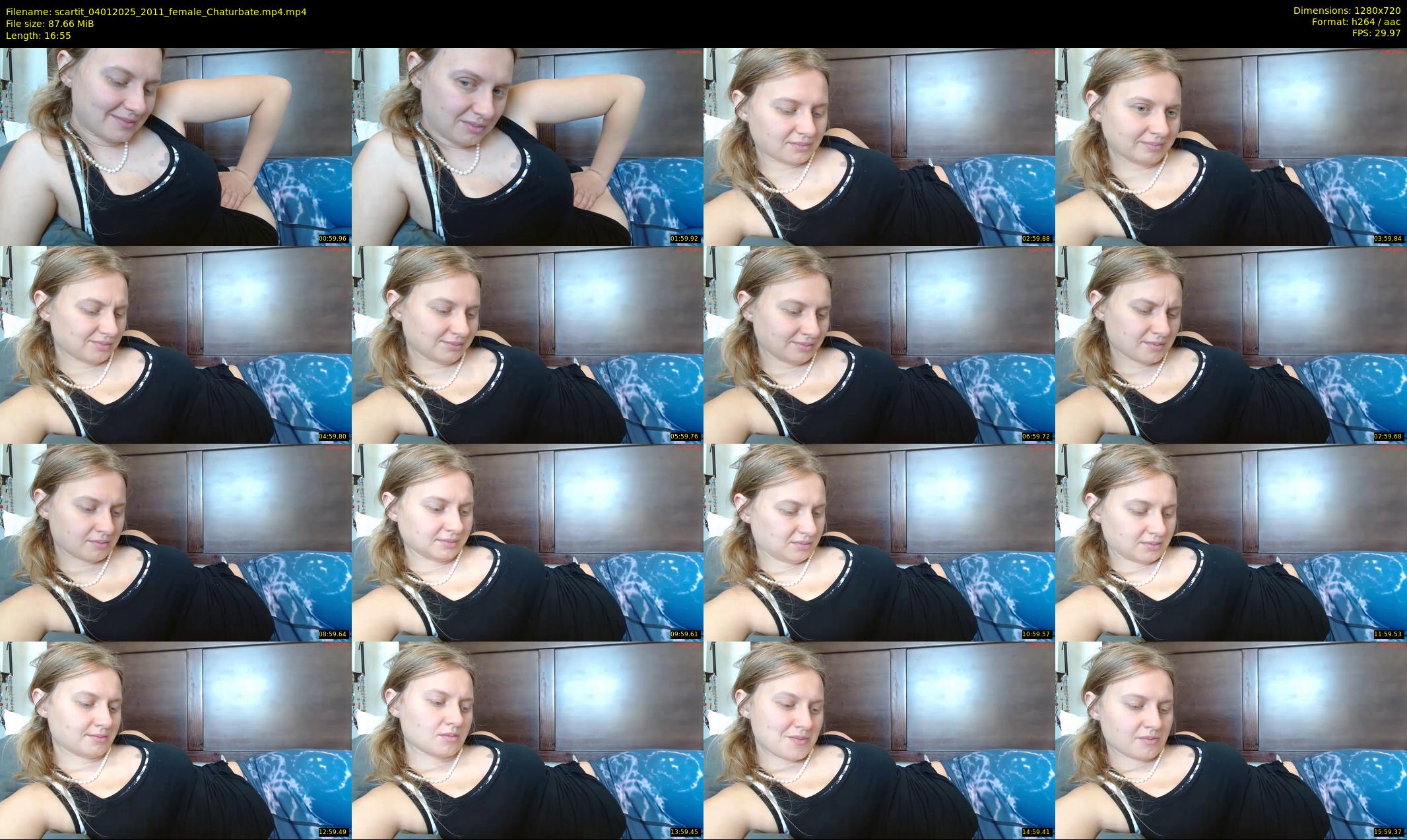 scartit — 17 minute Chaturbate female cam show recording, 720p, Jan 4, 2025