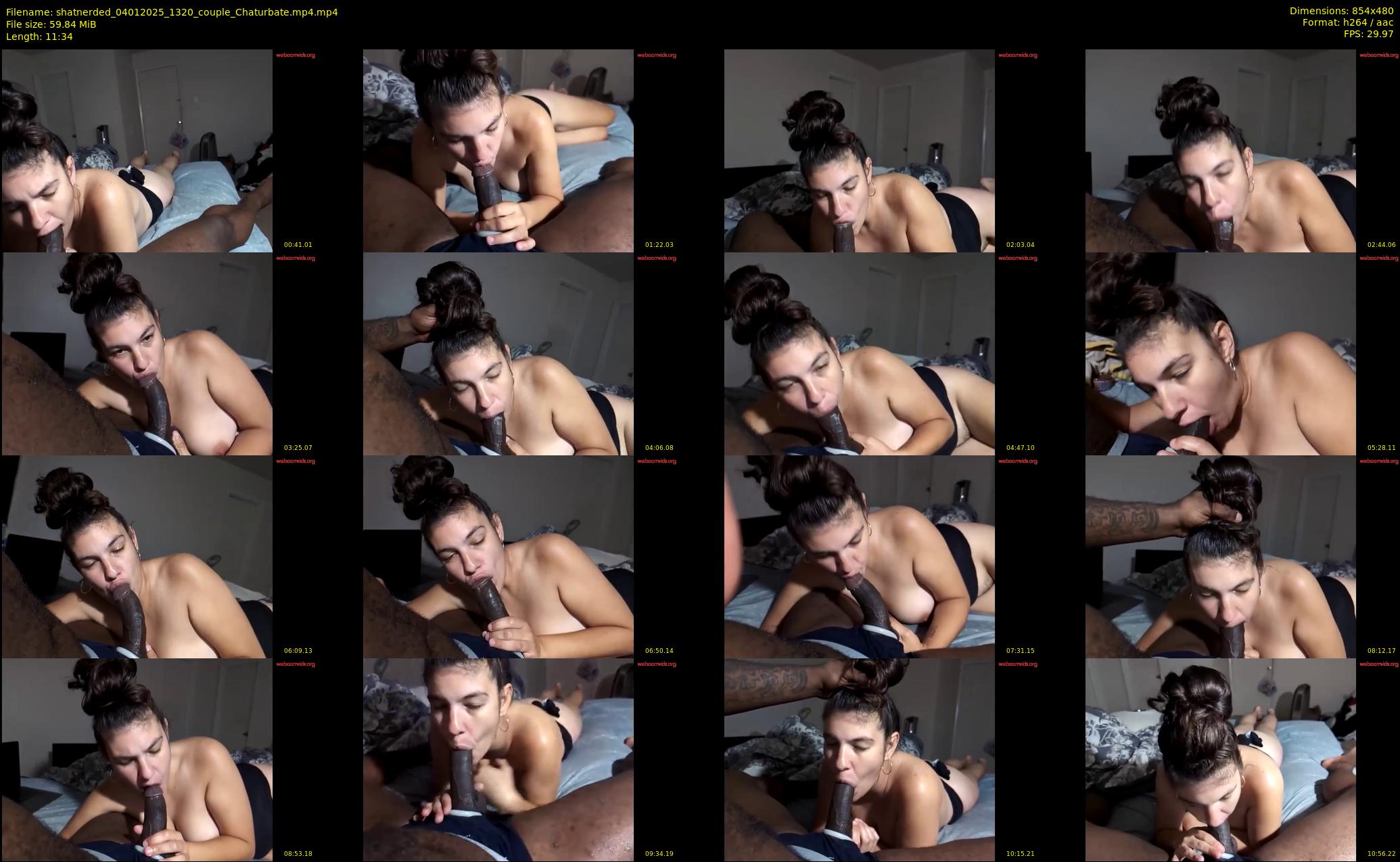 shatnerded — 12 minute Chaturbate couple cam show recording, 480p, Jan 4, 2025
